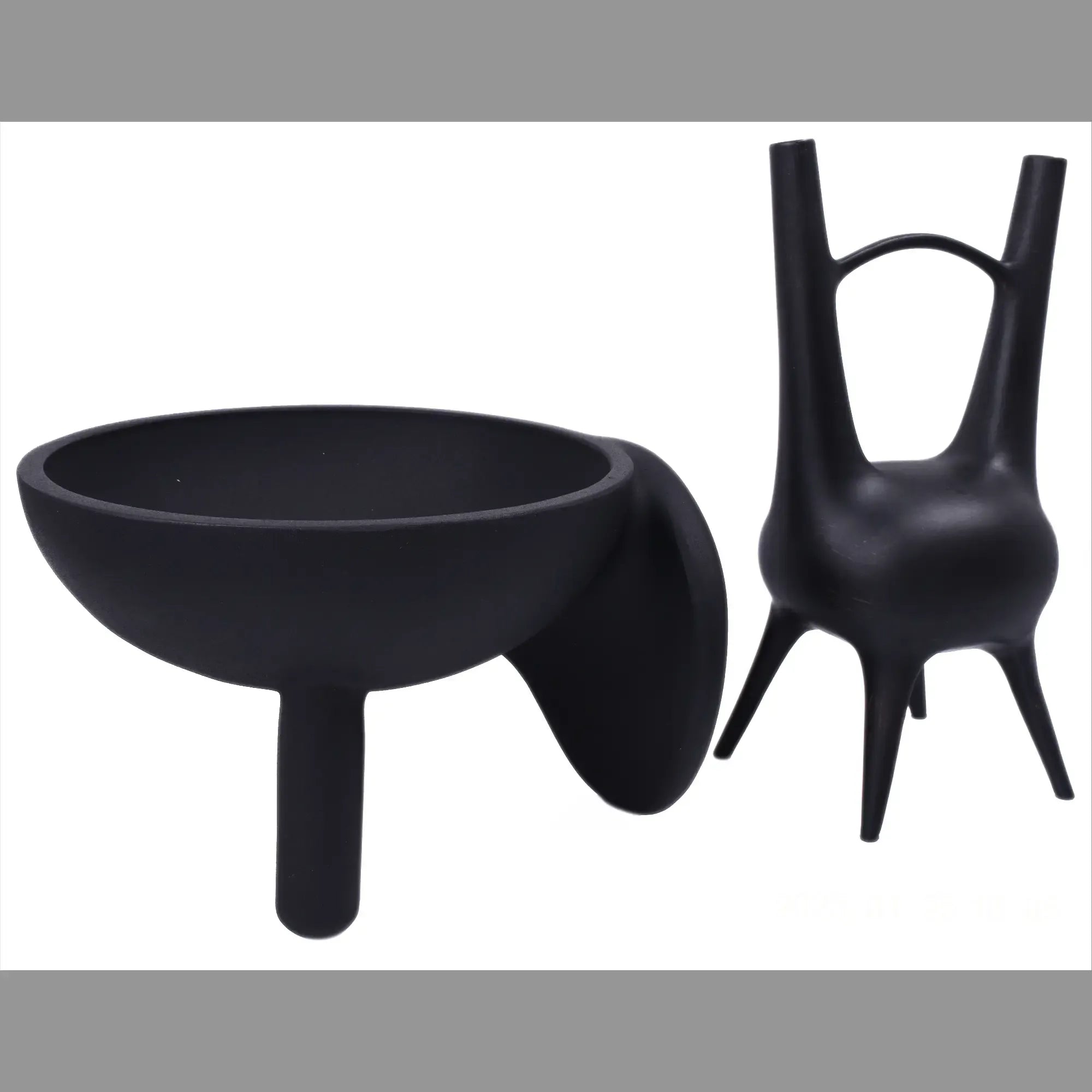 Dekorative-Vase - mit zwei Öffnungen - Vase Langstielige Blumen Bosfor Default Title