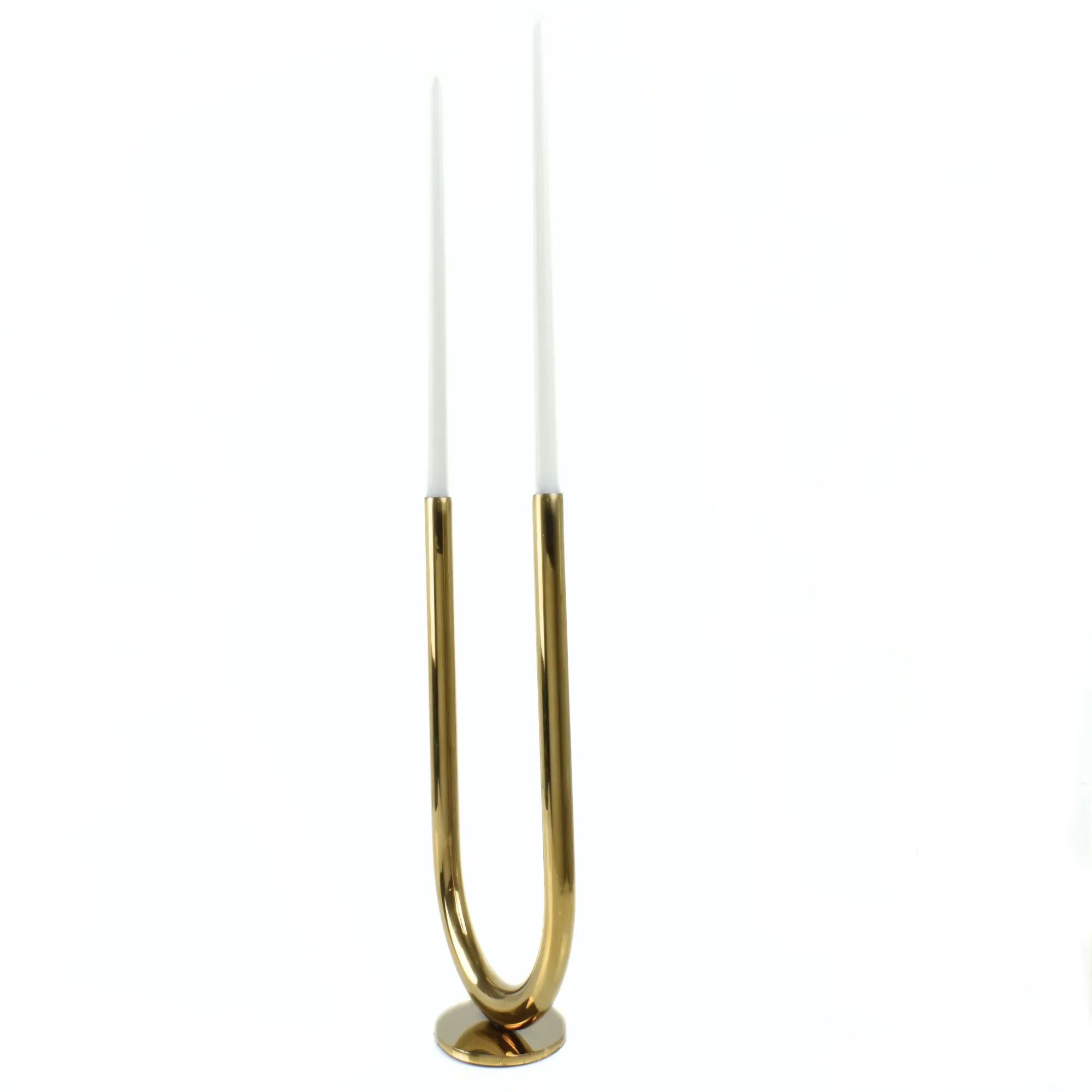 Kerzenständer-Set - U-Form Stabkerzen - Designer Kerzenhalter Leuchter Enamigi Groß