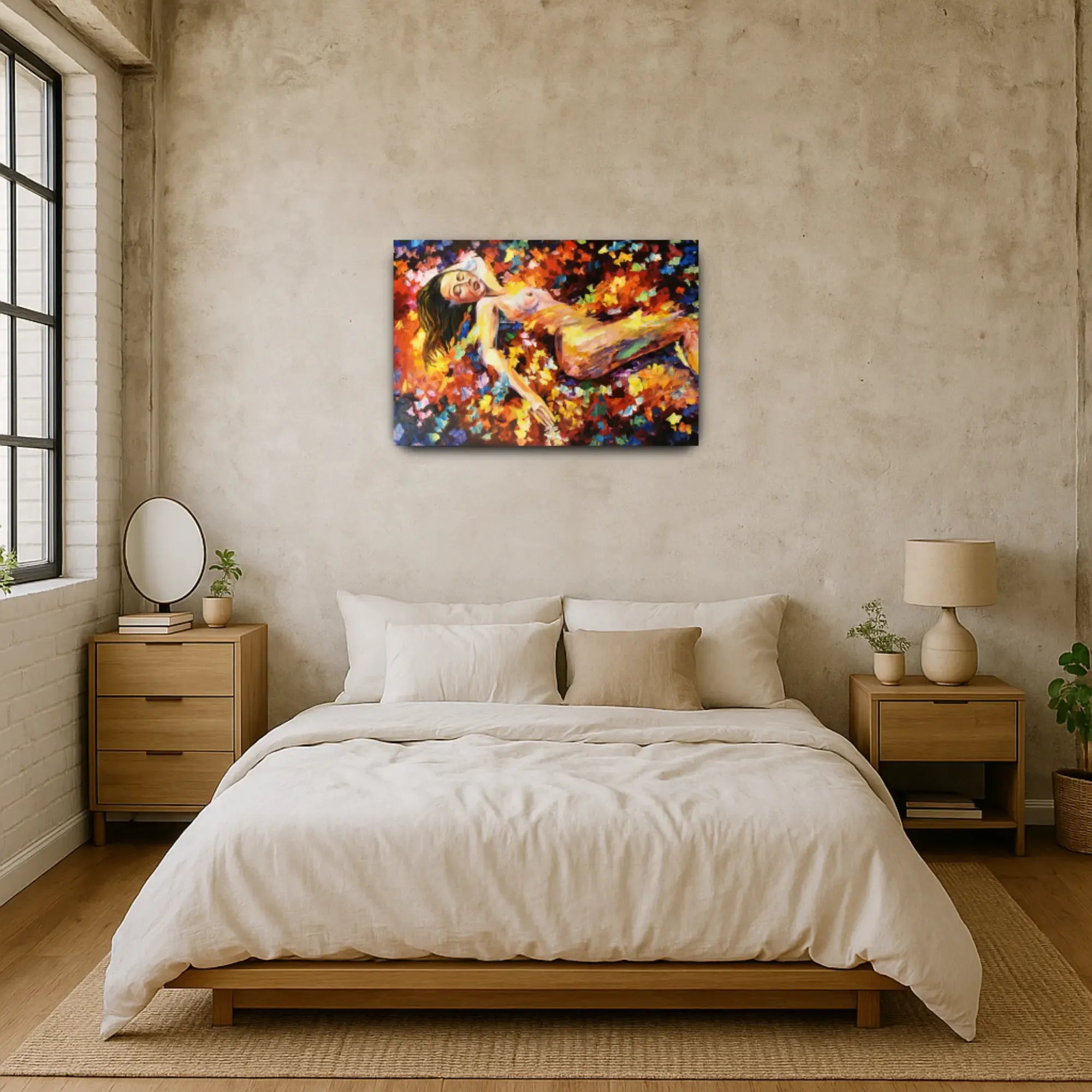 Großes Gemälde - Feuer der Seele