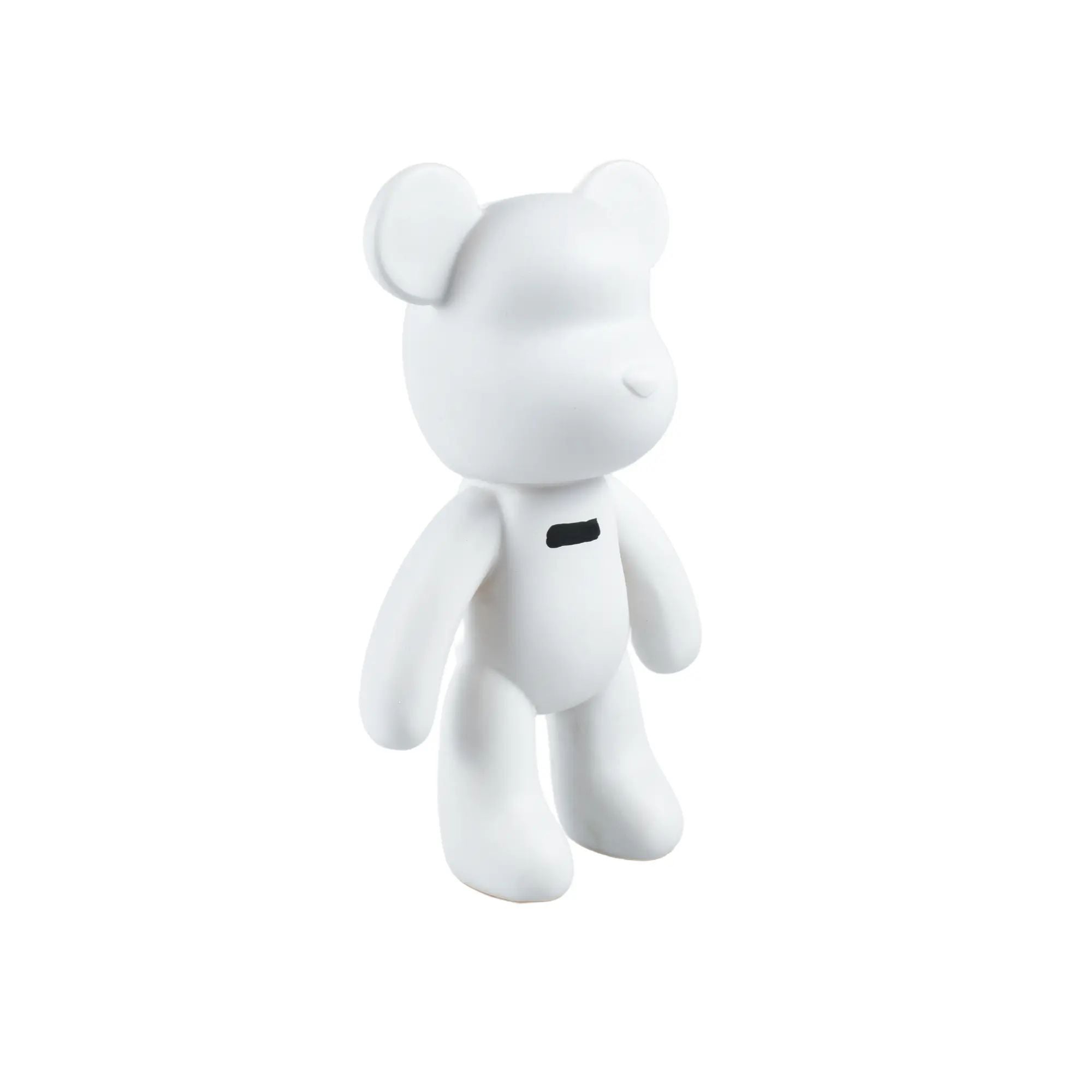 Tierfigur - bearbrickdesign - Dekobär groß Bärenskulptur Urban-Bear Weiß