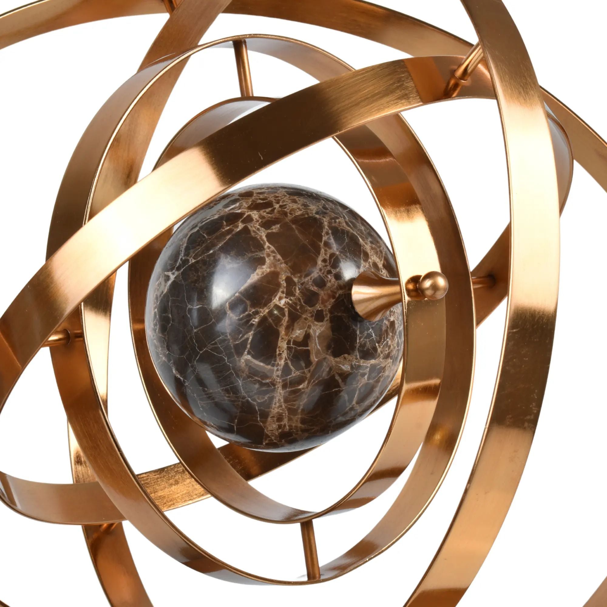 Dekokugel - Armillarsphäre Globus - Astronomie Designer Dekoration AliaMondo Antikgold