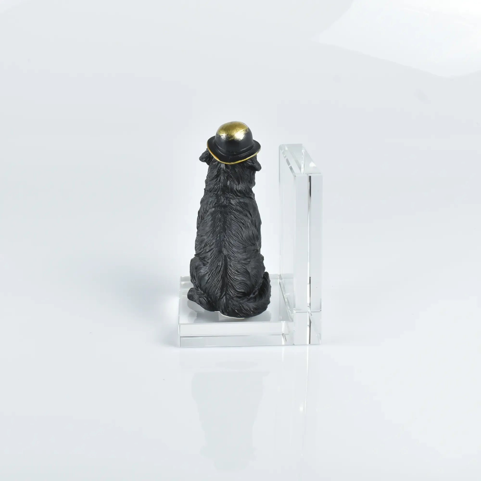 Buchstütze - SET mit zwei Hunden - Buchhalter Deko-Objekt Dogy