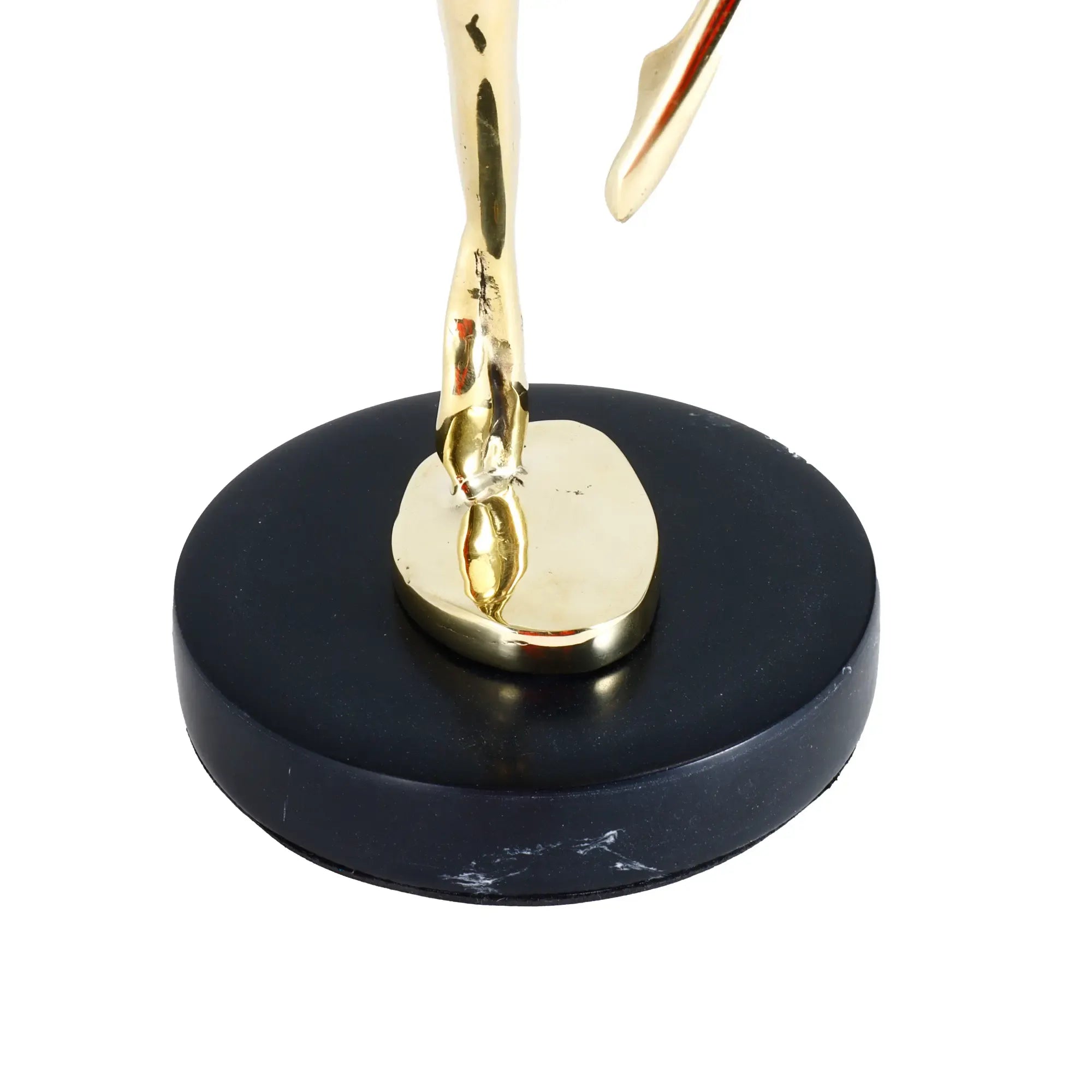 Messingschale - auf Goldfuß - Designer - Dekoschale auf Damenbeinen Eterna Grace