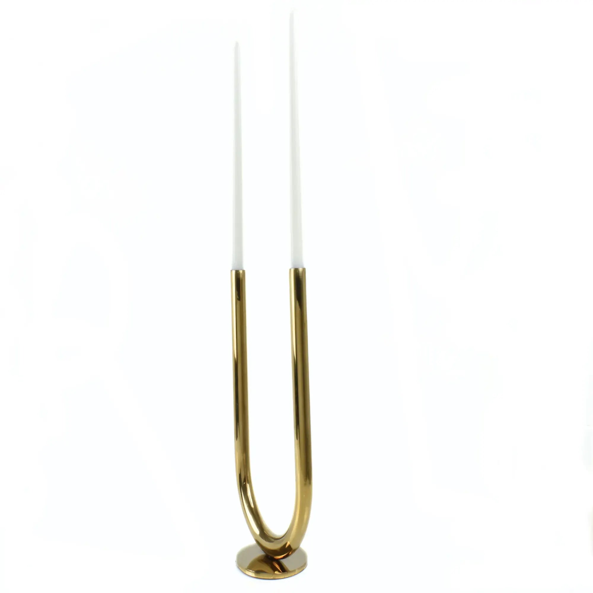 Kerzenständer-Set - U-Form Stabkerzen - Designer Kerzenhalter Leuchter Enamigi