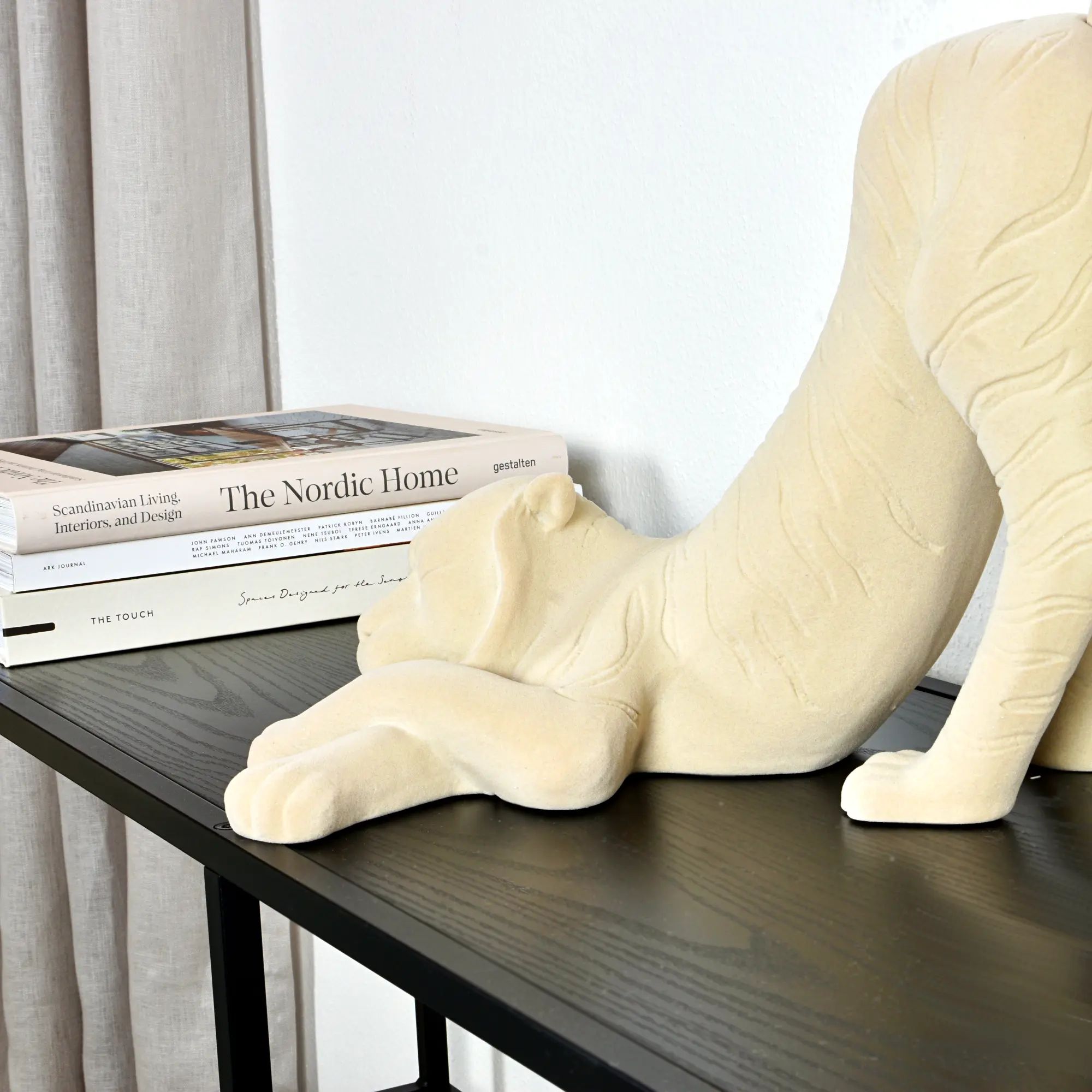 Tierfigur - beflockt - Deko- Designobjekt aus Samt Tiger Sereno Default Title