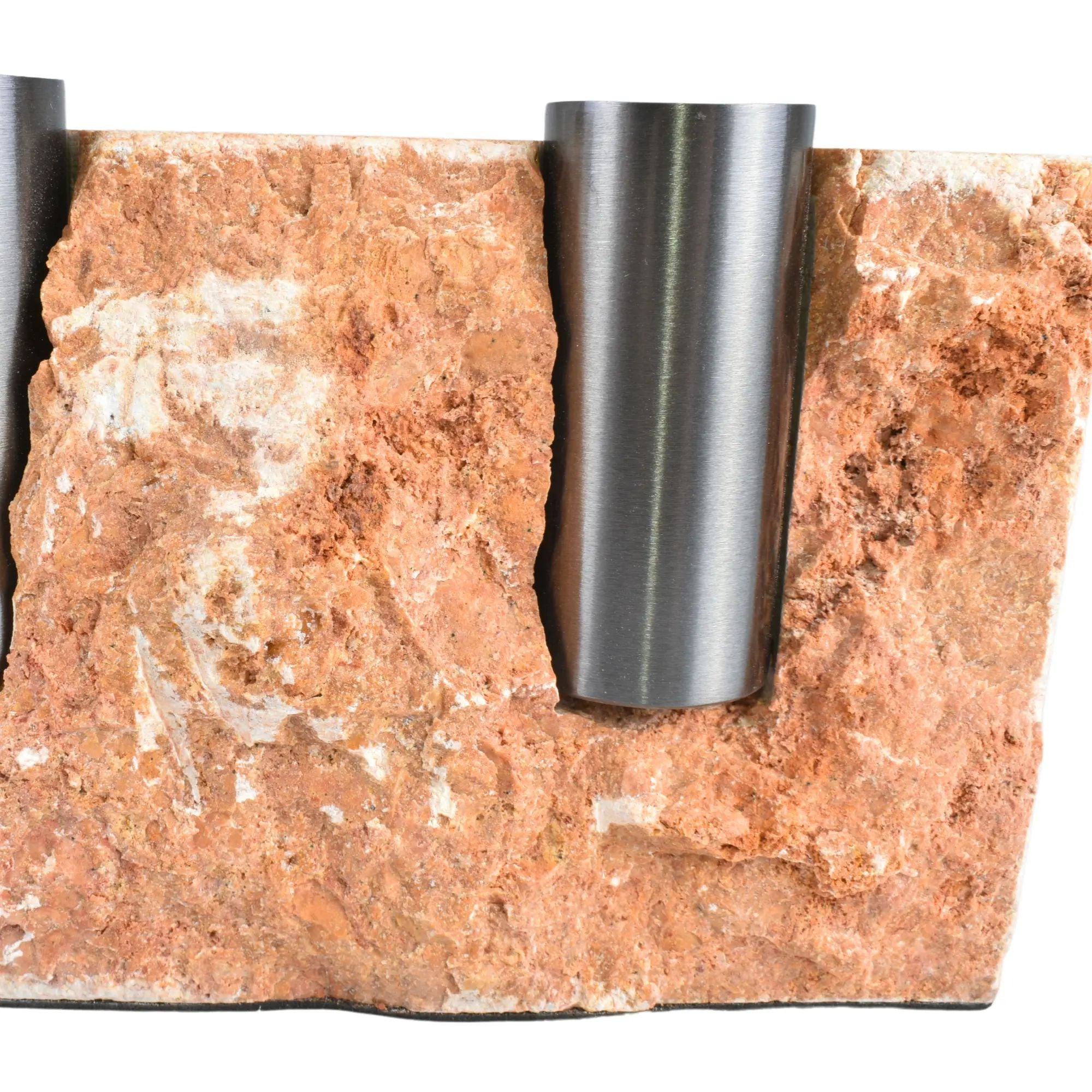 Dekoobjekt - aus Käfersteinrot - Dekorationsstein Tischdeko Flinstone Klein