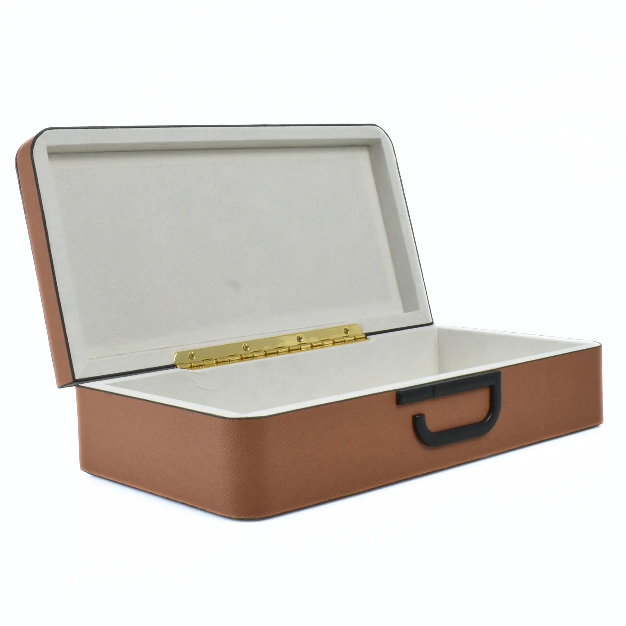 Lederbox - rechteckig mit Deckel - Edle Accessoirebox stilvolle Schmuckbox Aristo Case Default Title