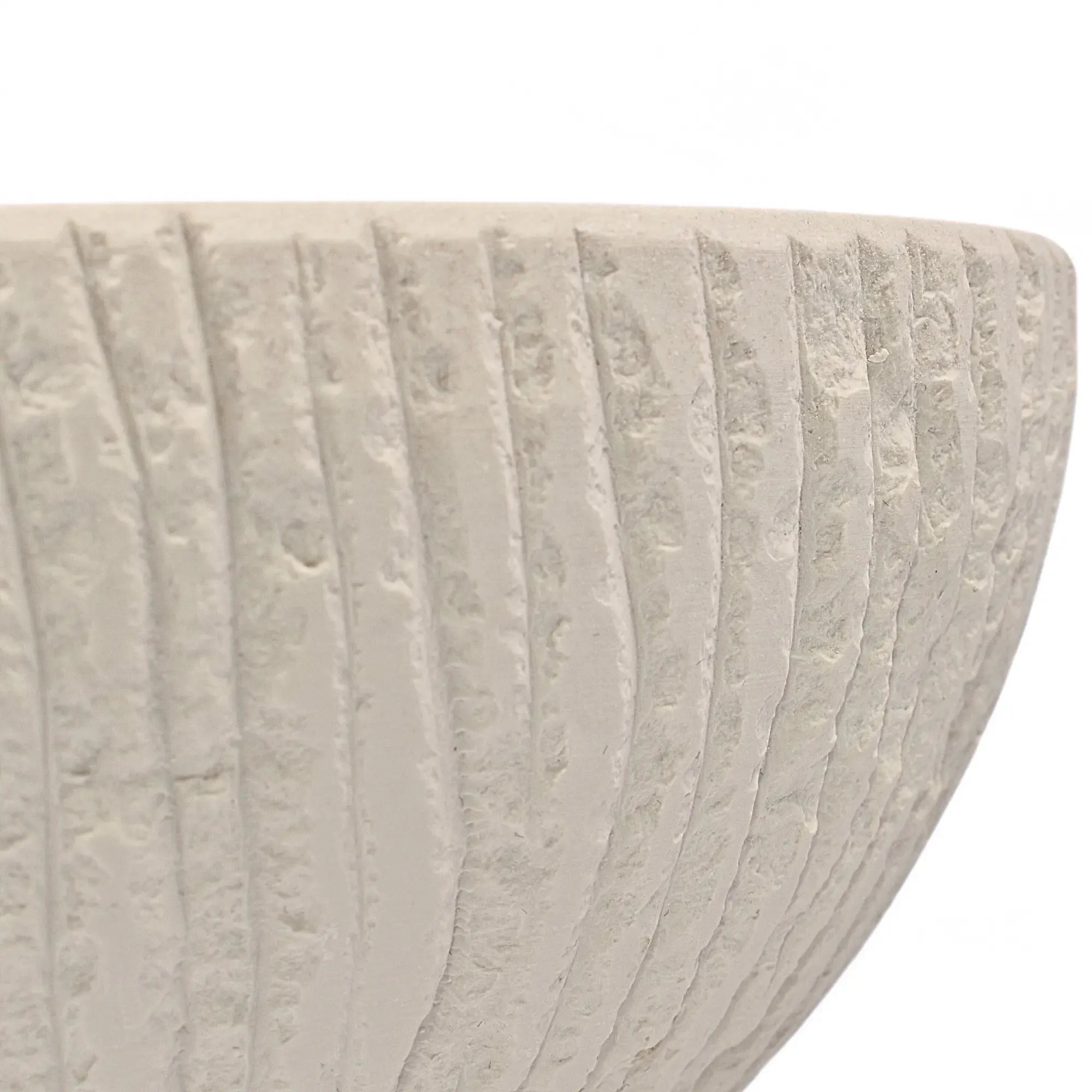 Servierschale - Relief Design 20cm - Schöne runde Obstschale Afina