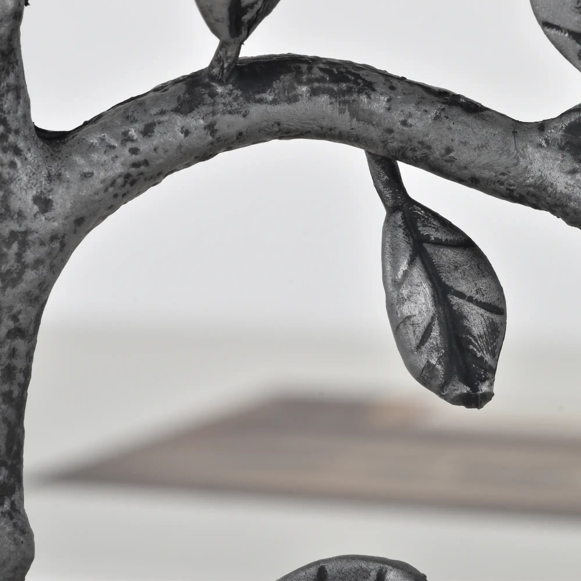 Dekoobjekt - Lebensbaum - Dekobaum auf Marmorgestell Metallbaum Miraculeux Default Title