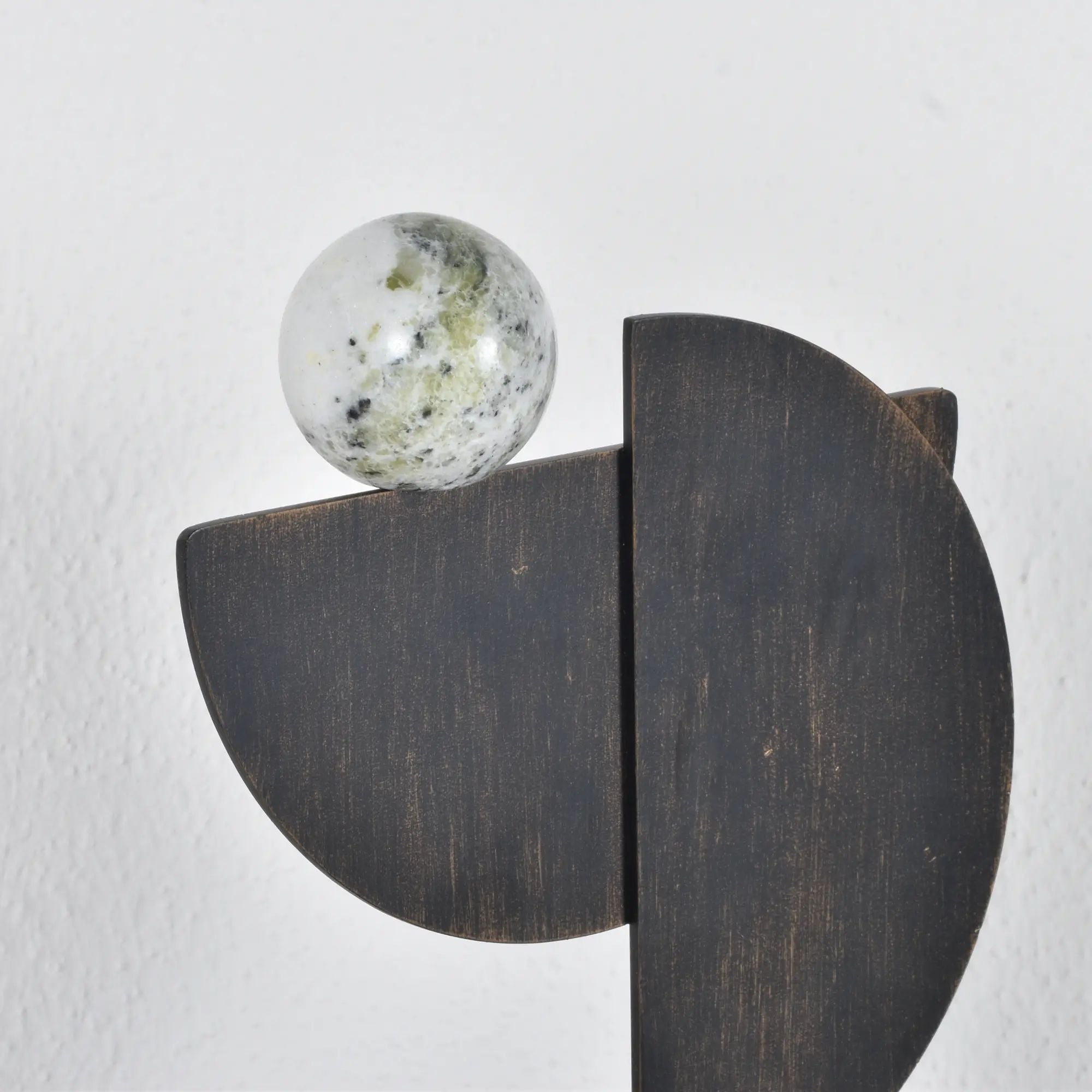 Dekoobjekt - geometirsch - Design Skulptur für Wohnzimmer Regal-Deko Géométrique Bronze Default Title