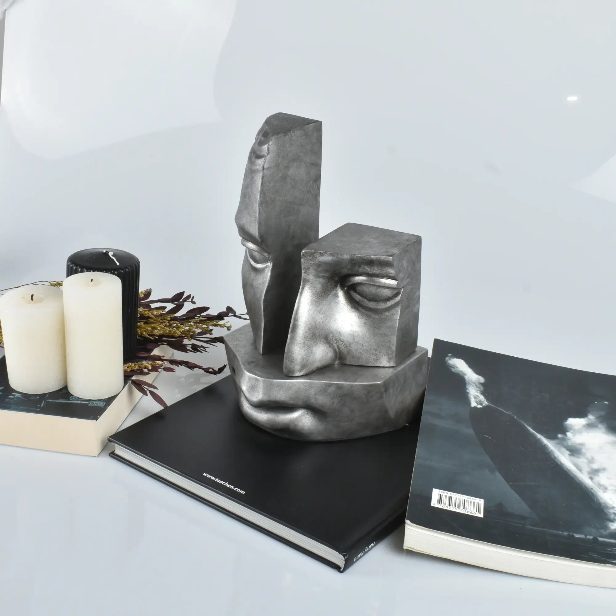 Steingesicht - Steinoptik - Deko Gesichtsskulptur Kopf Dekoration Stonehenge