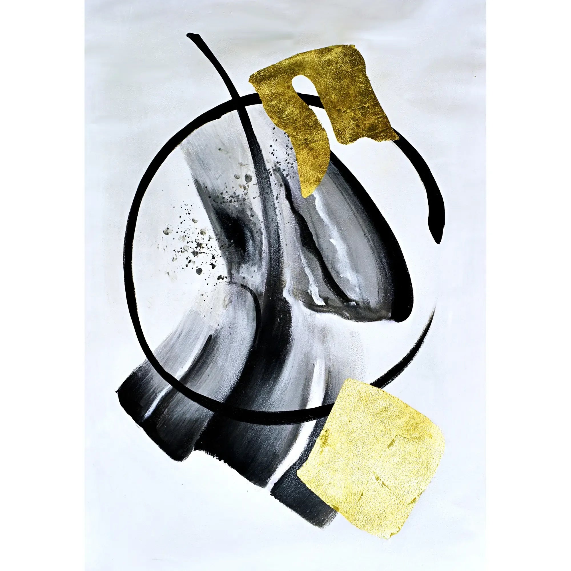 Großes Gemälde - Goldene Balance Default Title