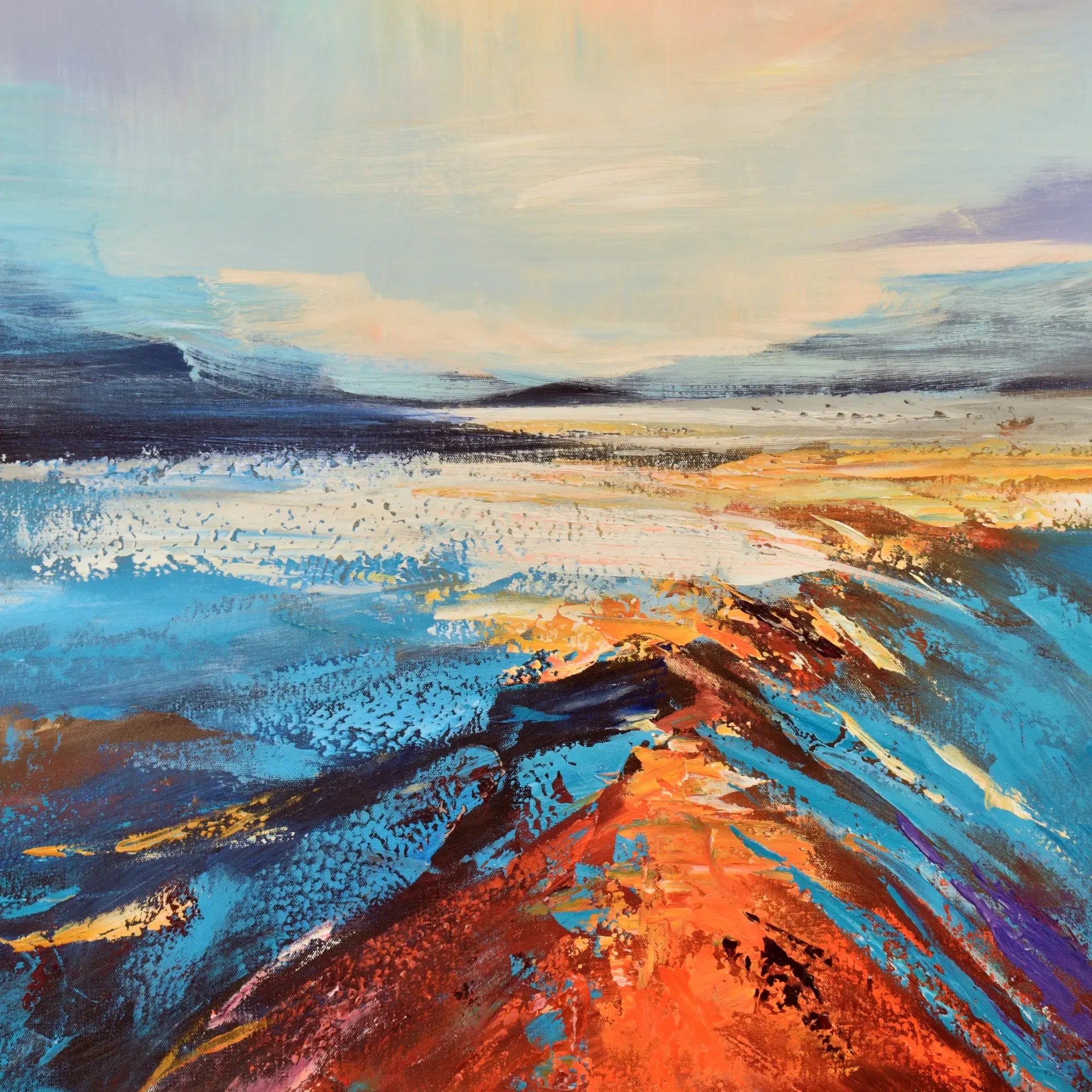 Großes Gemälde - Horizonte des Lichts