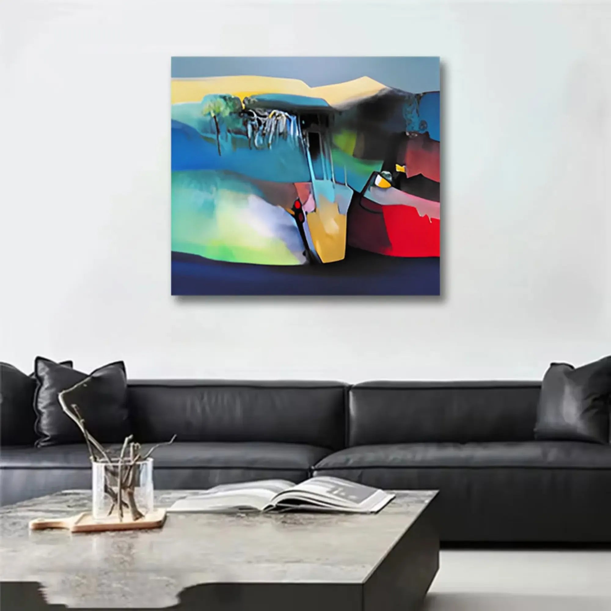 Großes Gemälde - Paisaje de Luces