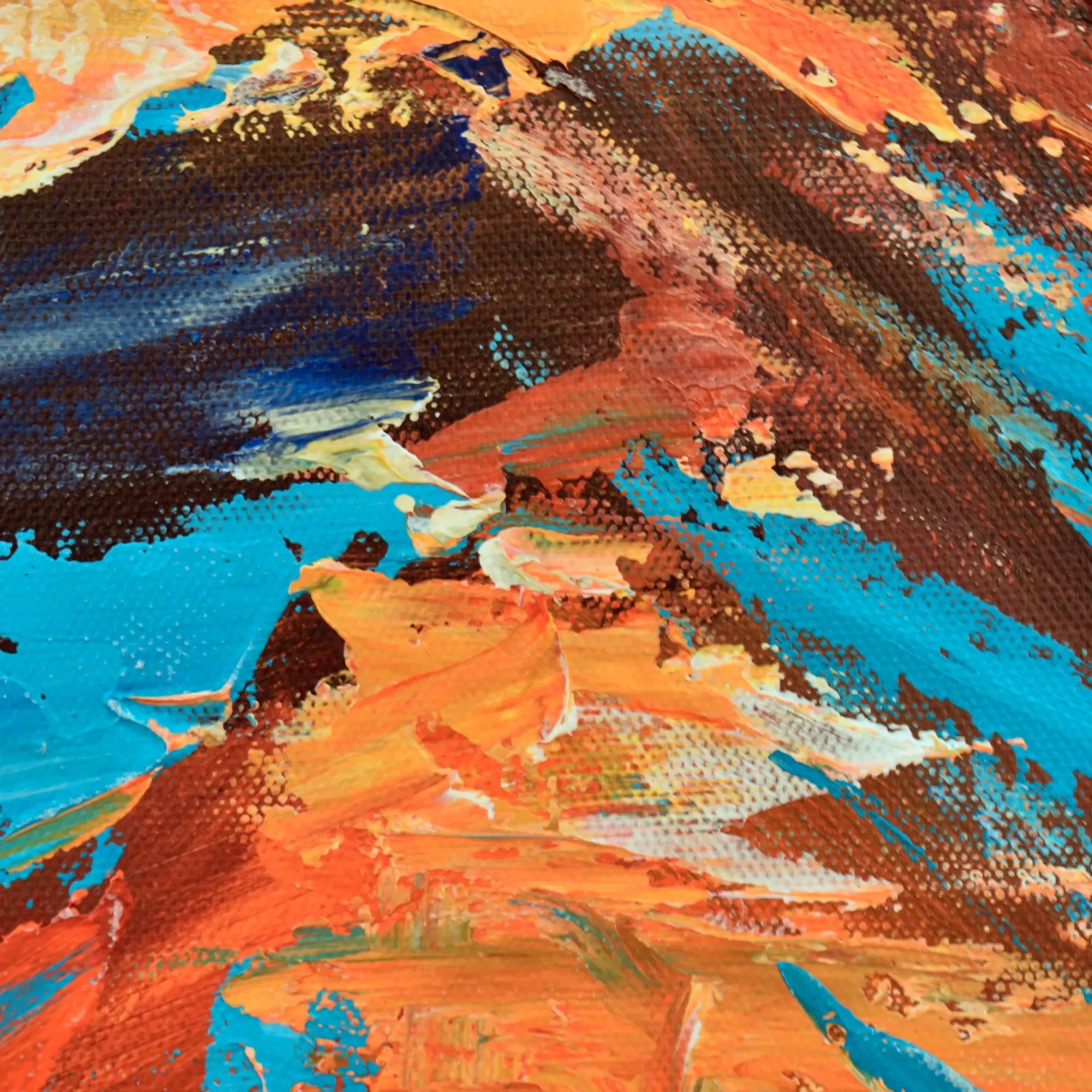 Großes Gemälde - Horizonte des Lichts