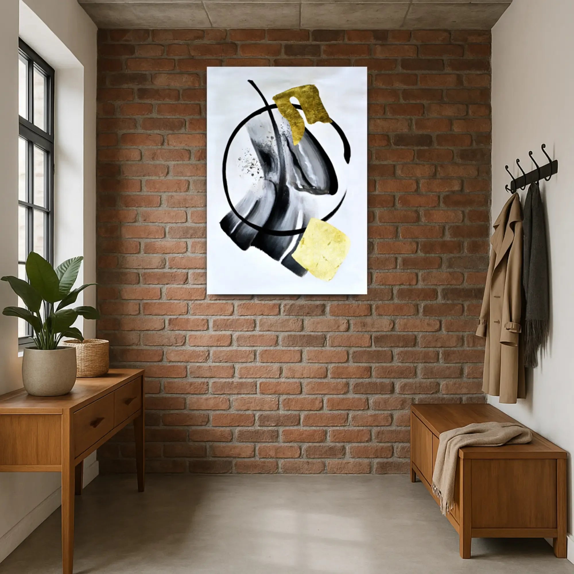 Großes Gemälde - Goldene Balance Default Title