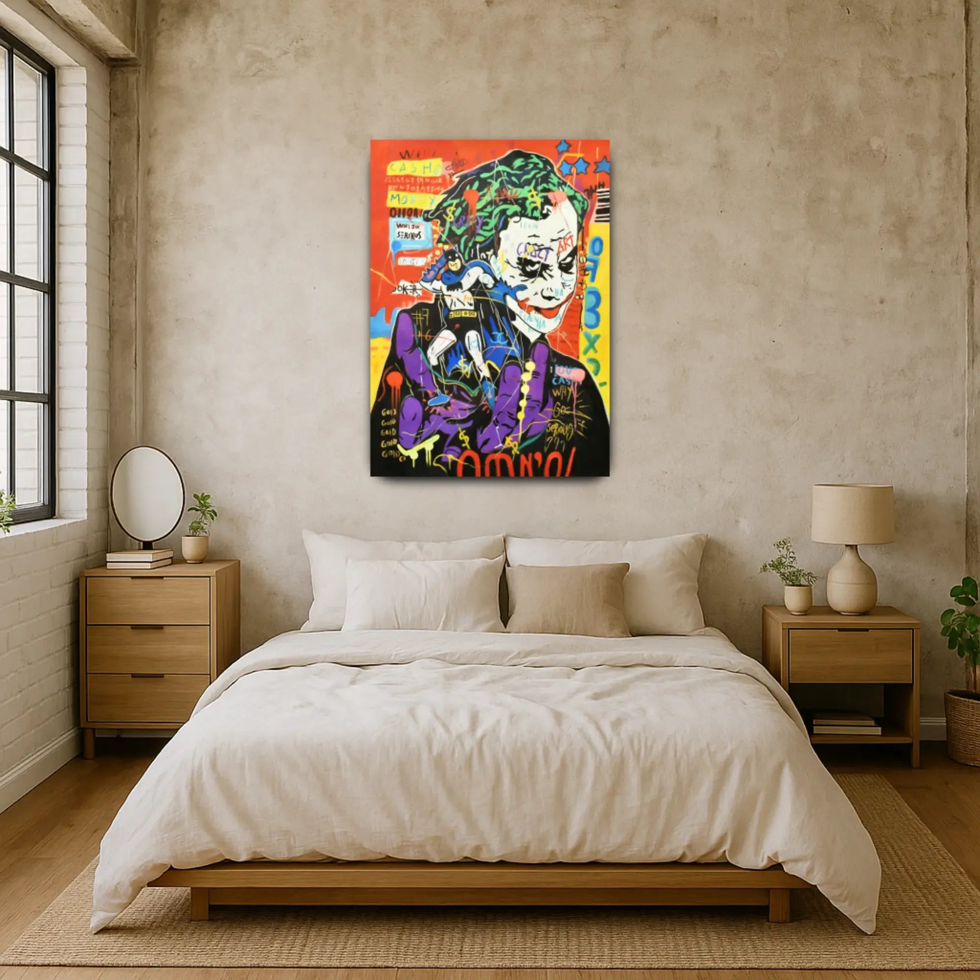 Großes Gemälde - Chaos & Joker