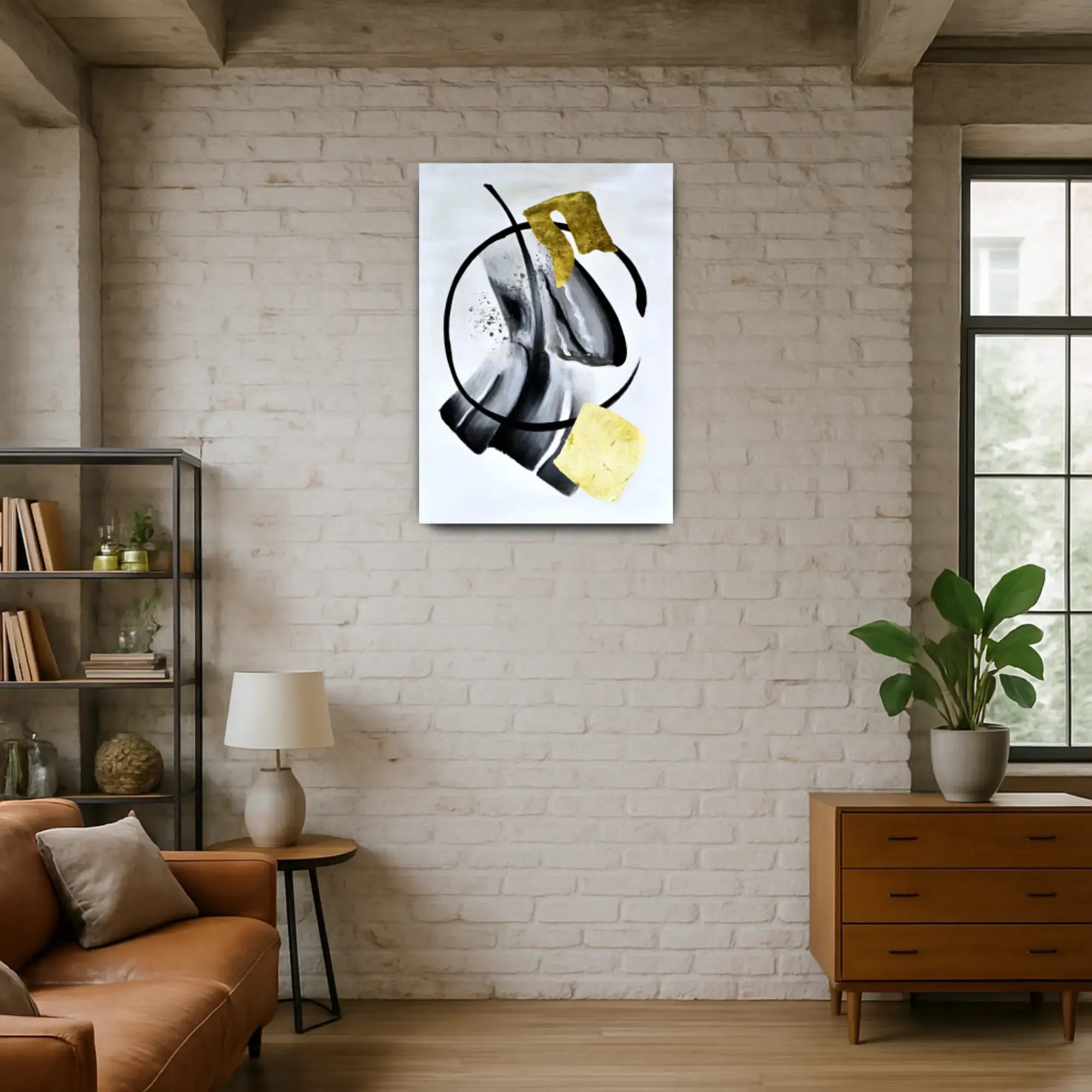 Großes Gemälde - Goldene Balance Default Title