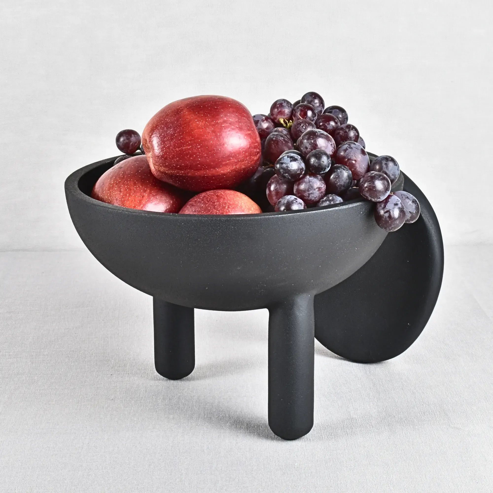 Fruchtschale - auf 3 Füßen - Dekorative Design Fruchtschale Bosfor