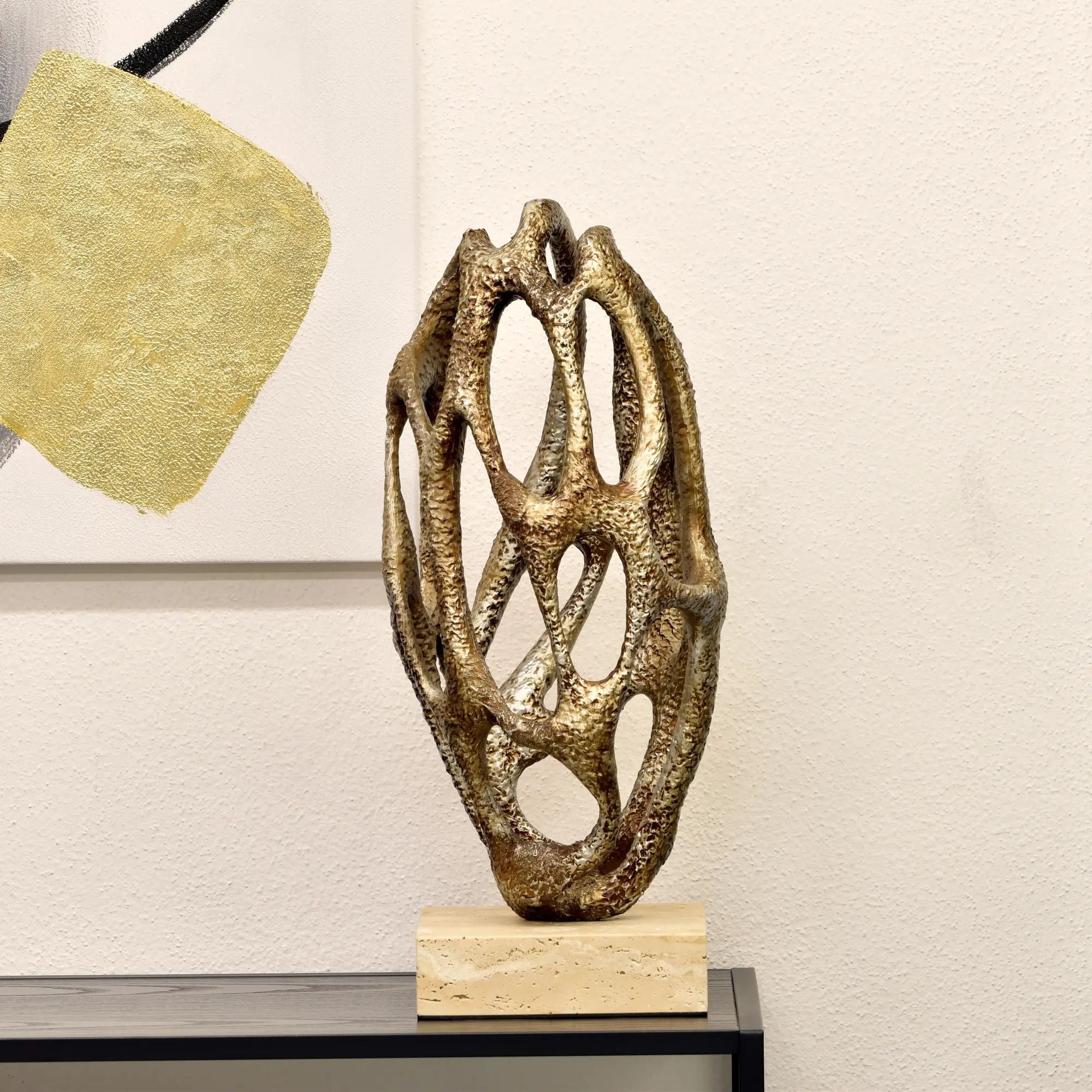 Dekoobjekt - Skulptur Abstrakte Ovalstruktur Ovum Aeternum Default Title