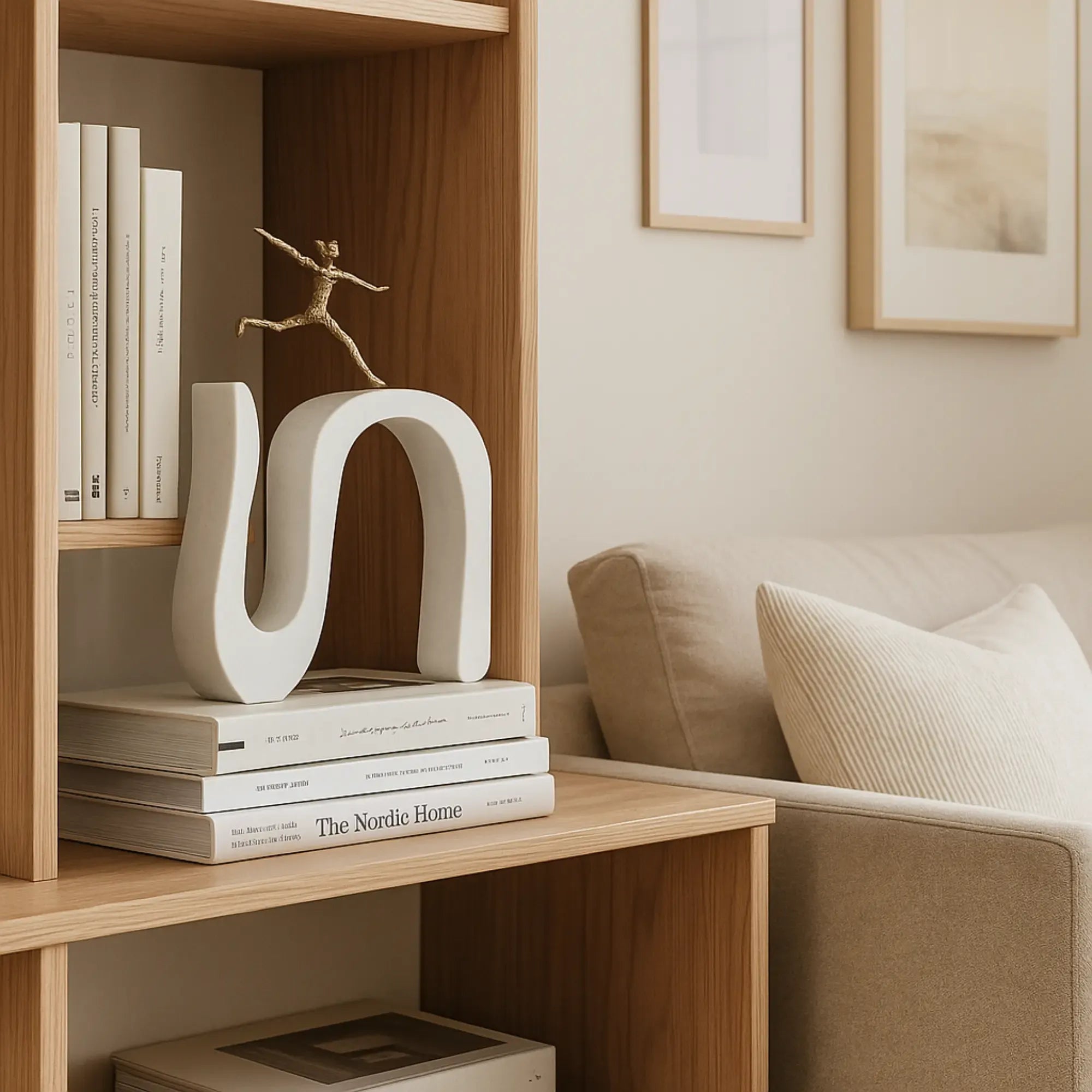 Dekofigur - Gold auf Marmor - Dekoskulptur Sportlerfigur Veloce Default Title