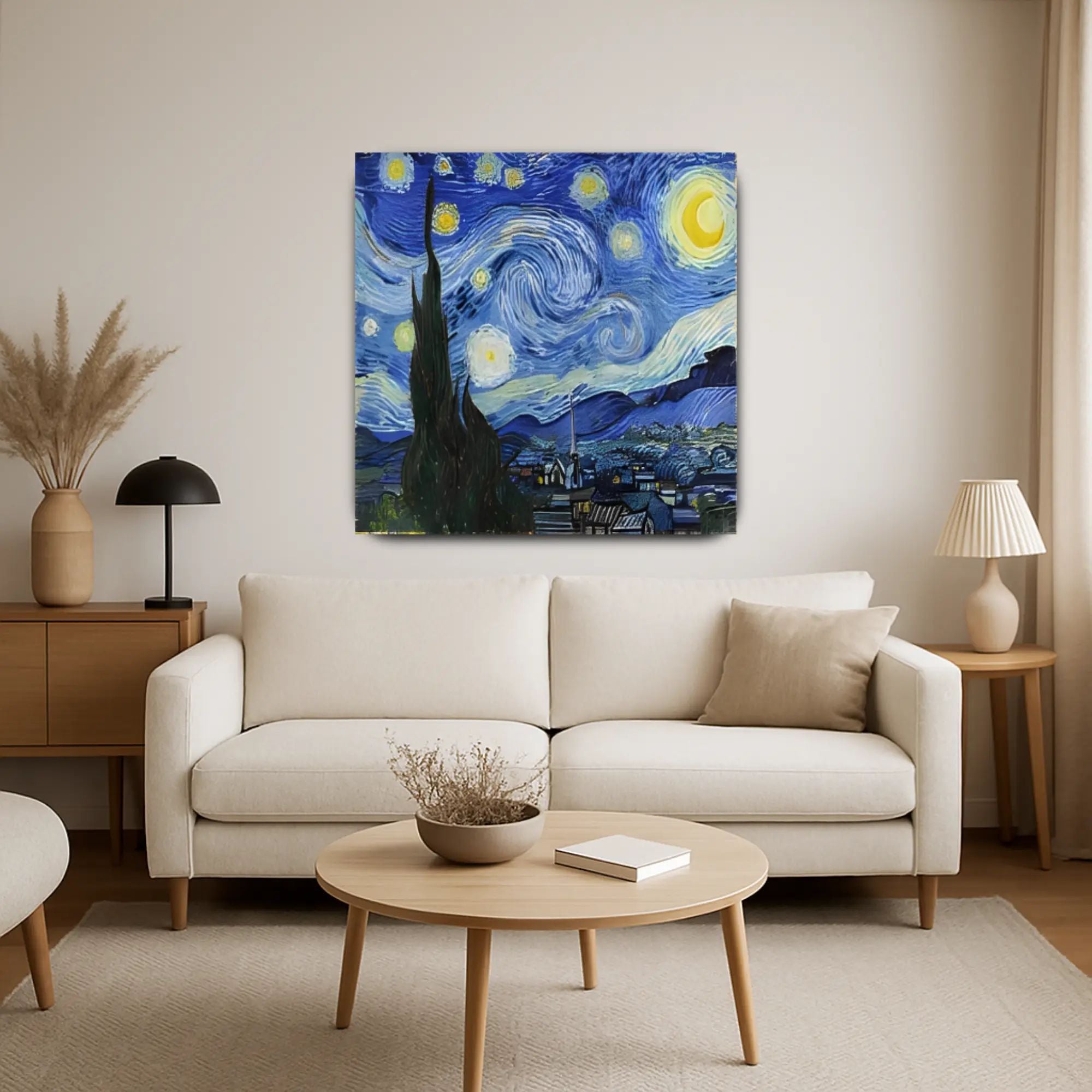 Großes Gemälde - Van Goghs Sternennacht, Reproduktion - Noche Estrellada Default Title