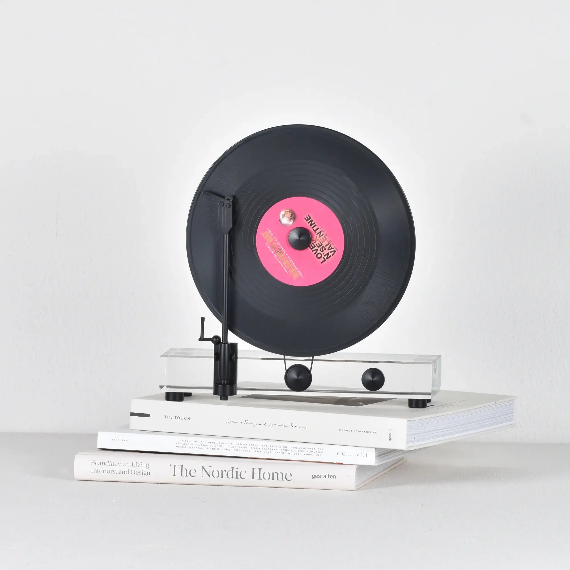 Dekoobjekt - für Tische und Regale - Dekoratives Plattenspieler Retro Grammophon