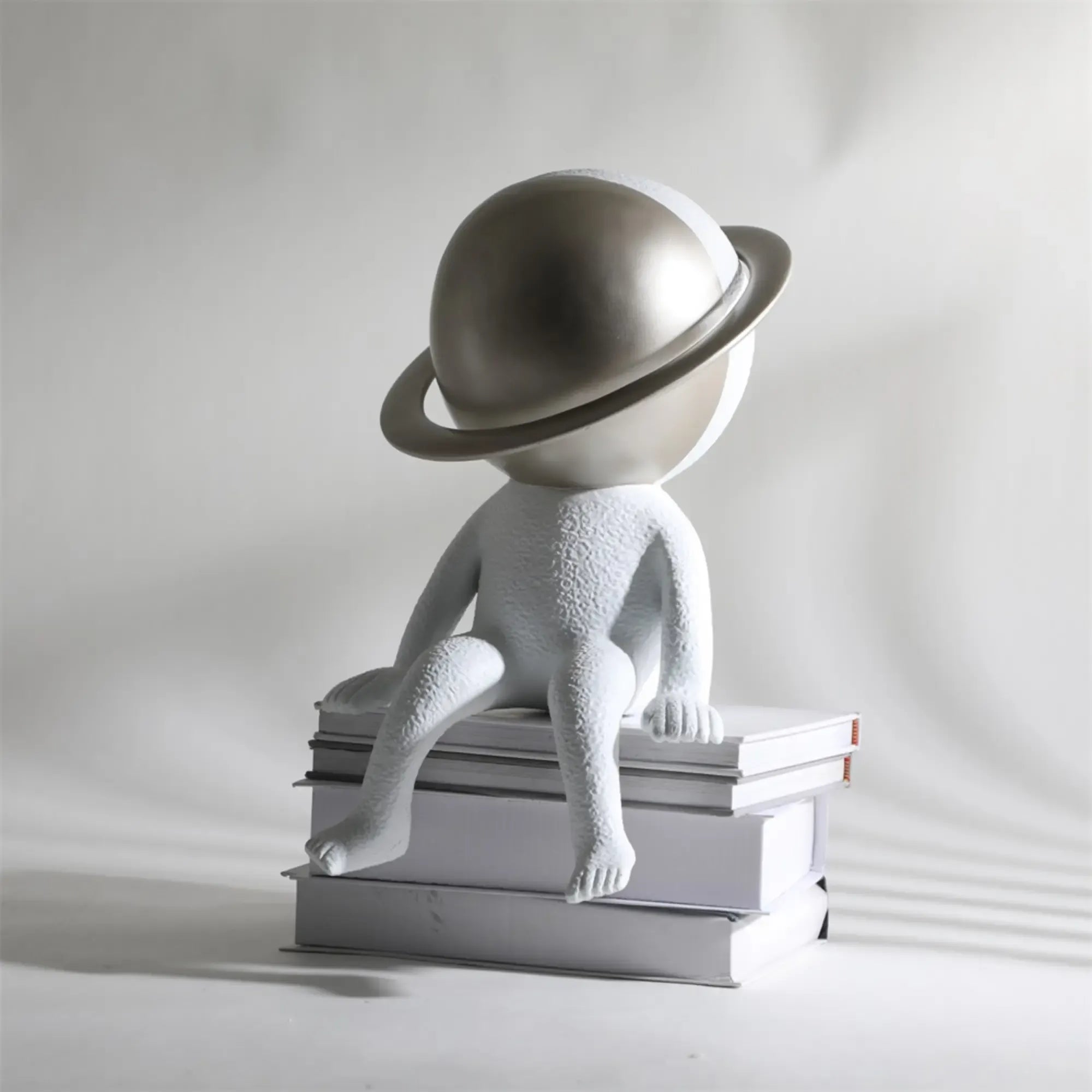 Dekofigur - astronautenstil mit Ring - Deko-Objekt für Regal Marsianer Default Title