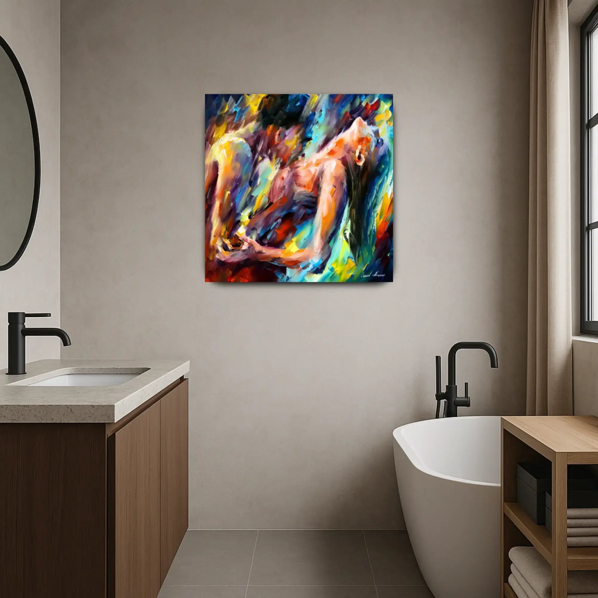 Großes Gemälde - Sensualidad en Movimiento