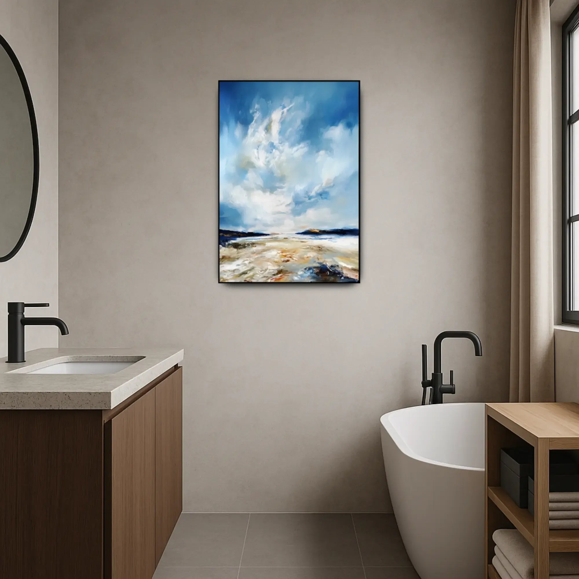 Großes Gemälde - Cielos Inmensos