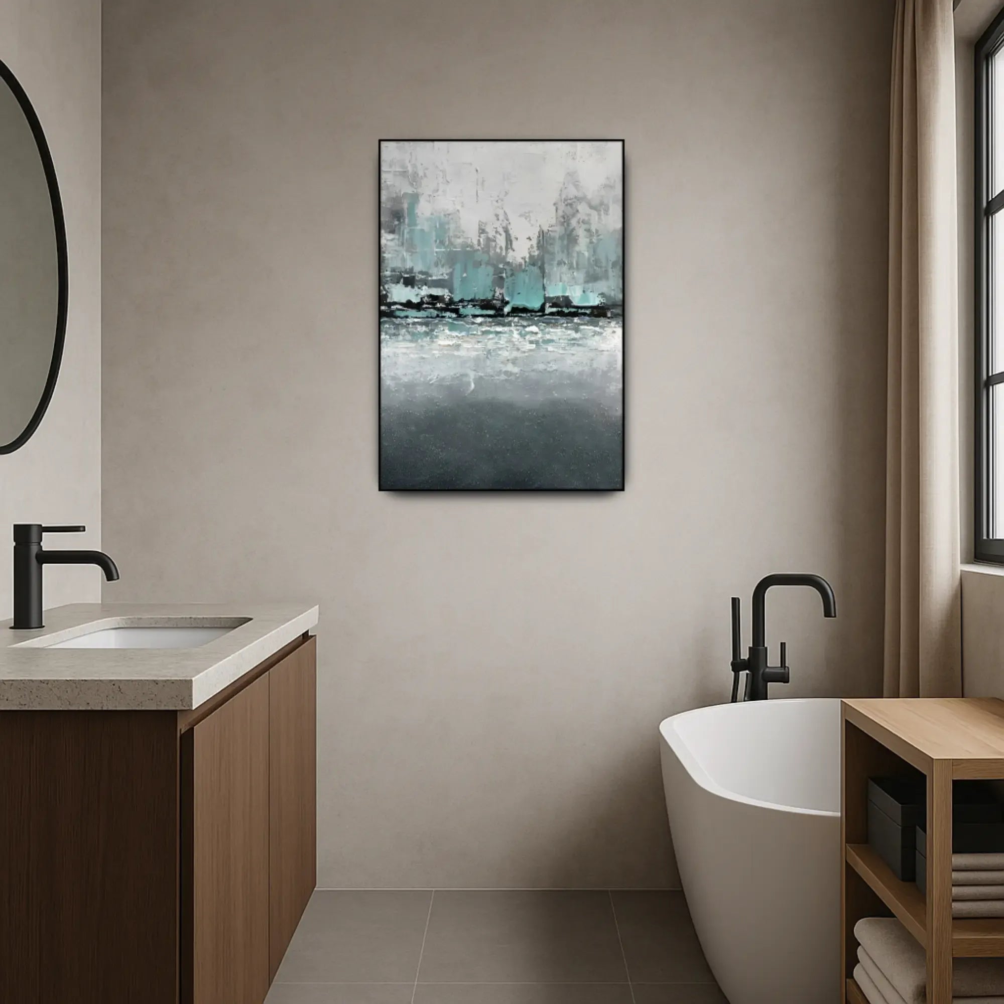 Großes Gemälde - Horizonte Tranquilo