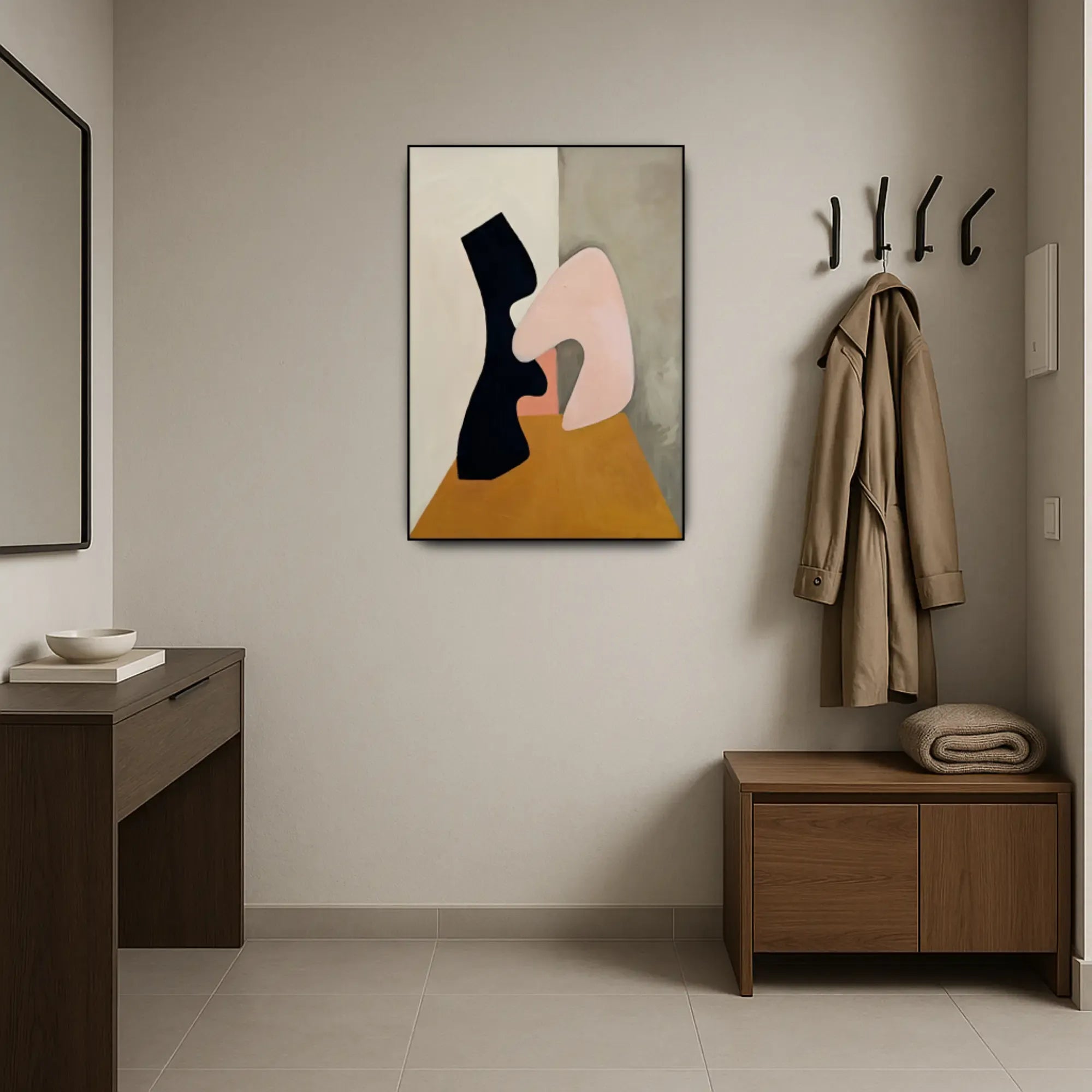 Großes Gemälde - Formas Silenciosas