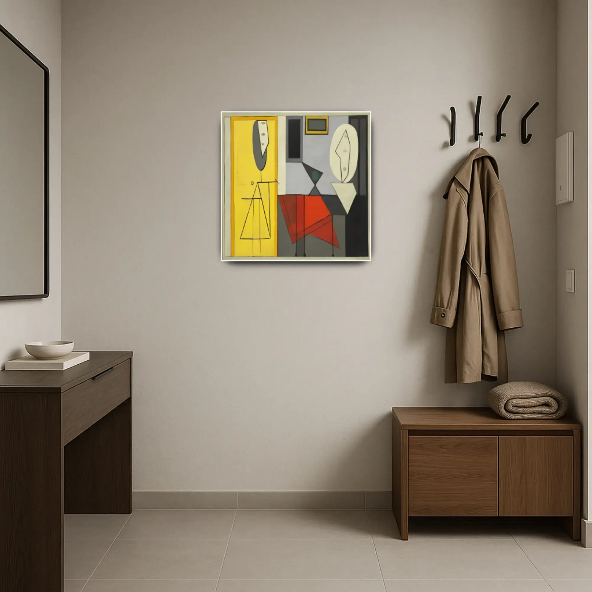 Großes Gemälde - Geometría de Encuentros