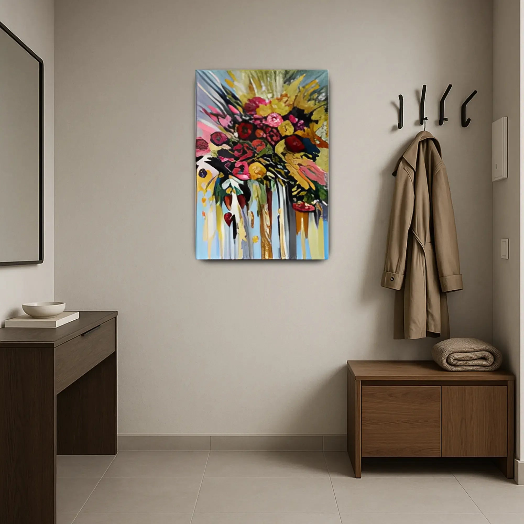 Großes Gemälde - Explosión Floral