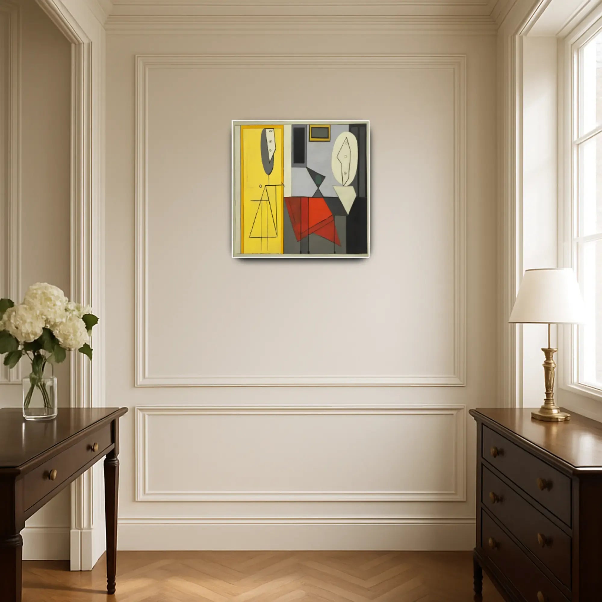 Großes Gemälde - Geometría de Encuentros