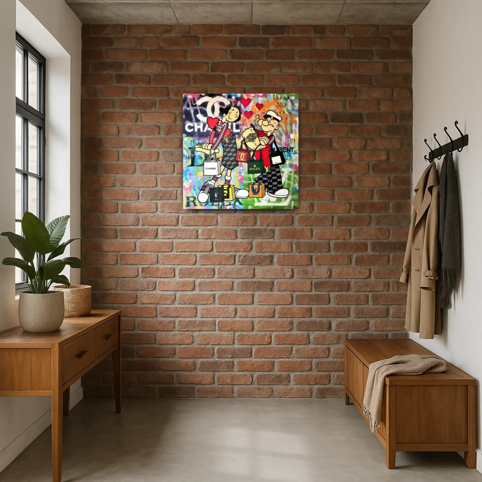 Großes Gemälde - Luxury Love