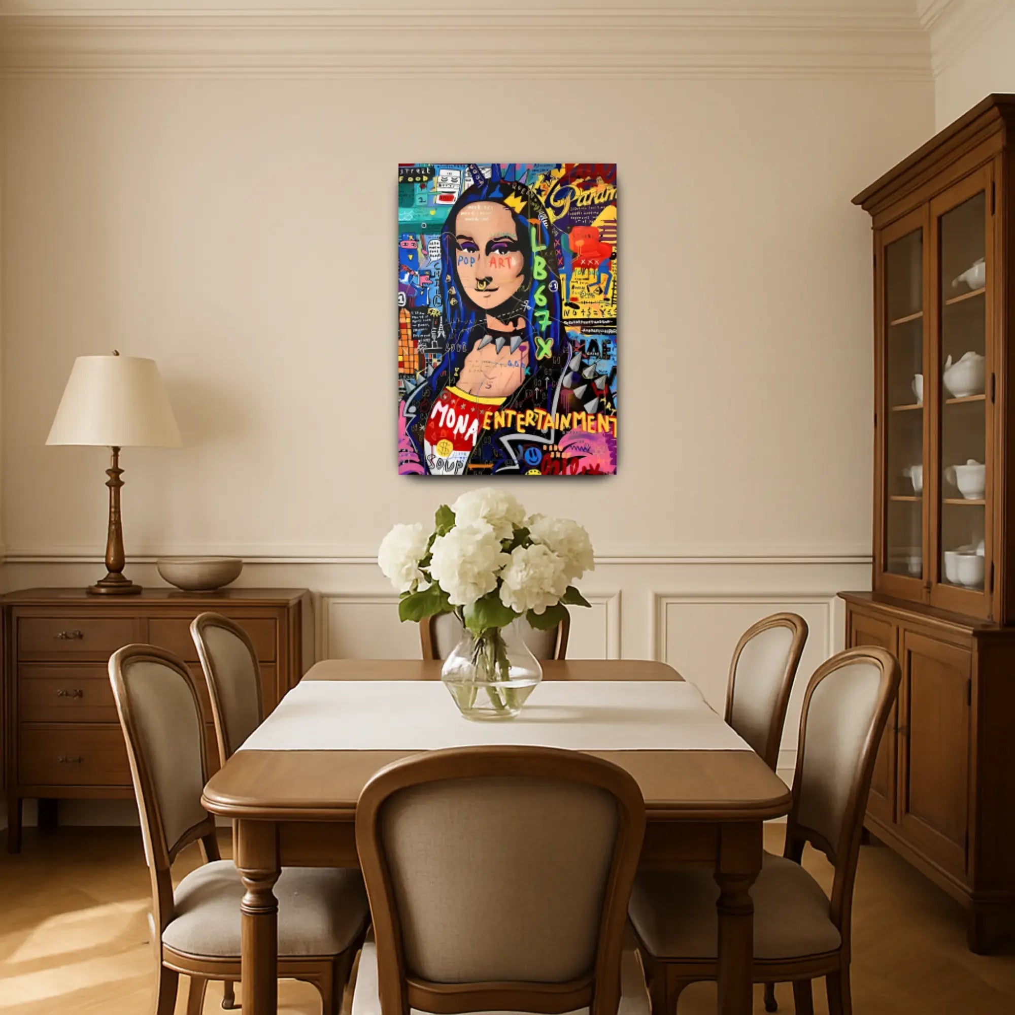 Großes Gemälde - Mona Pop