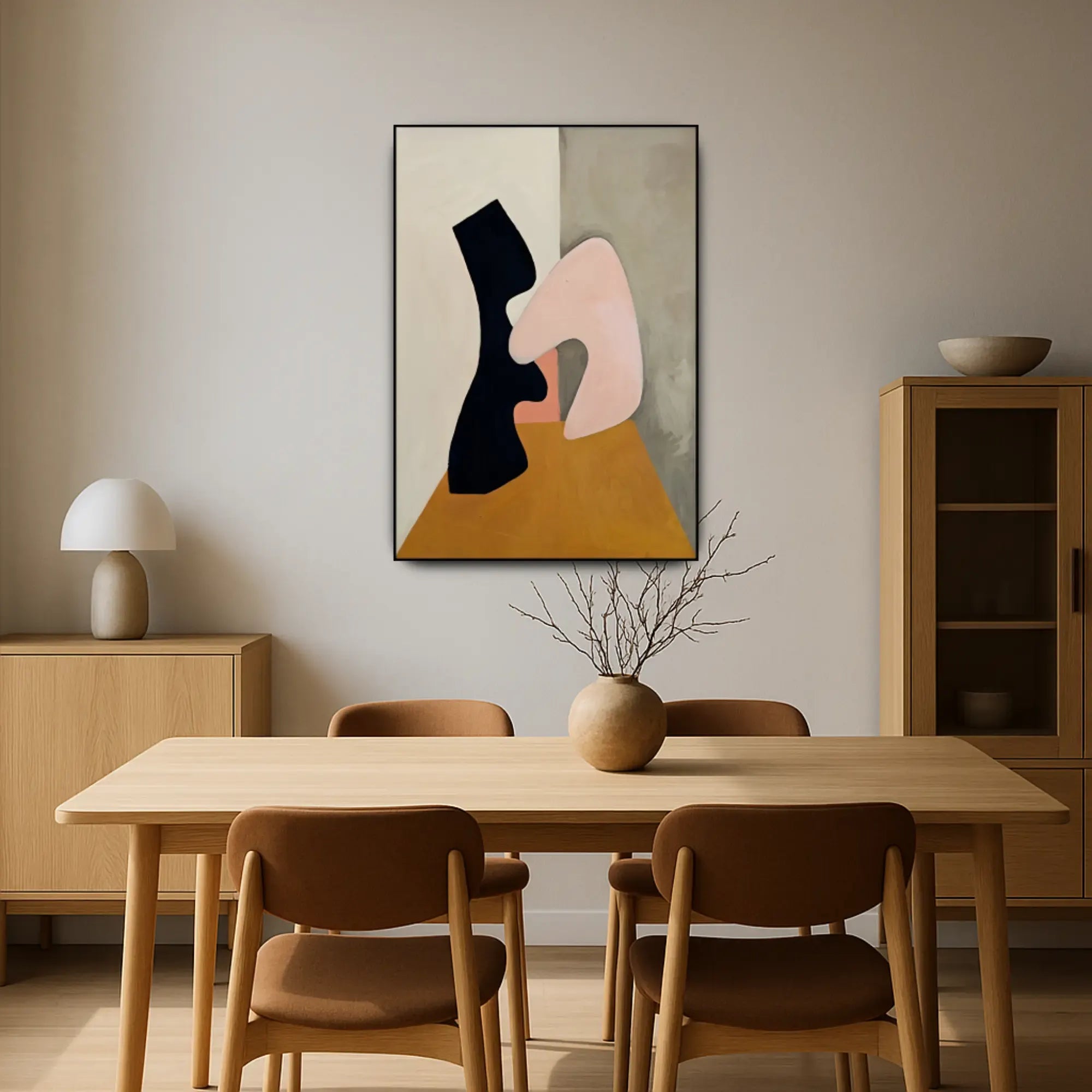 Großes Gemälde - Formas Silenciosas