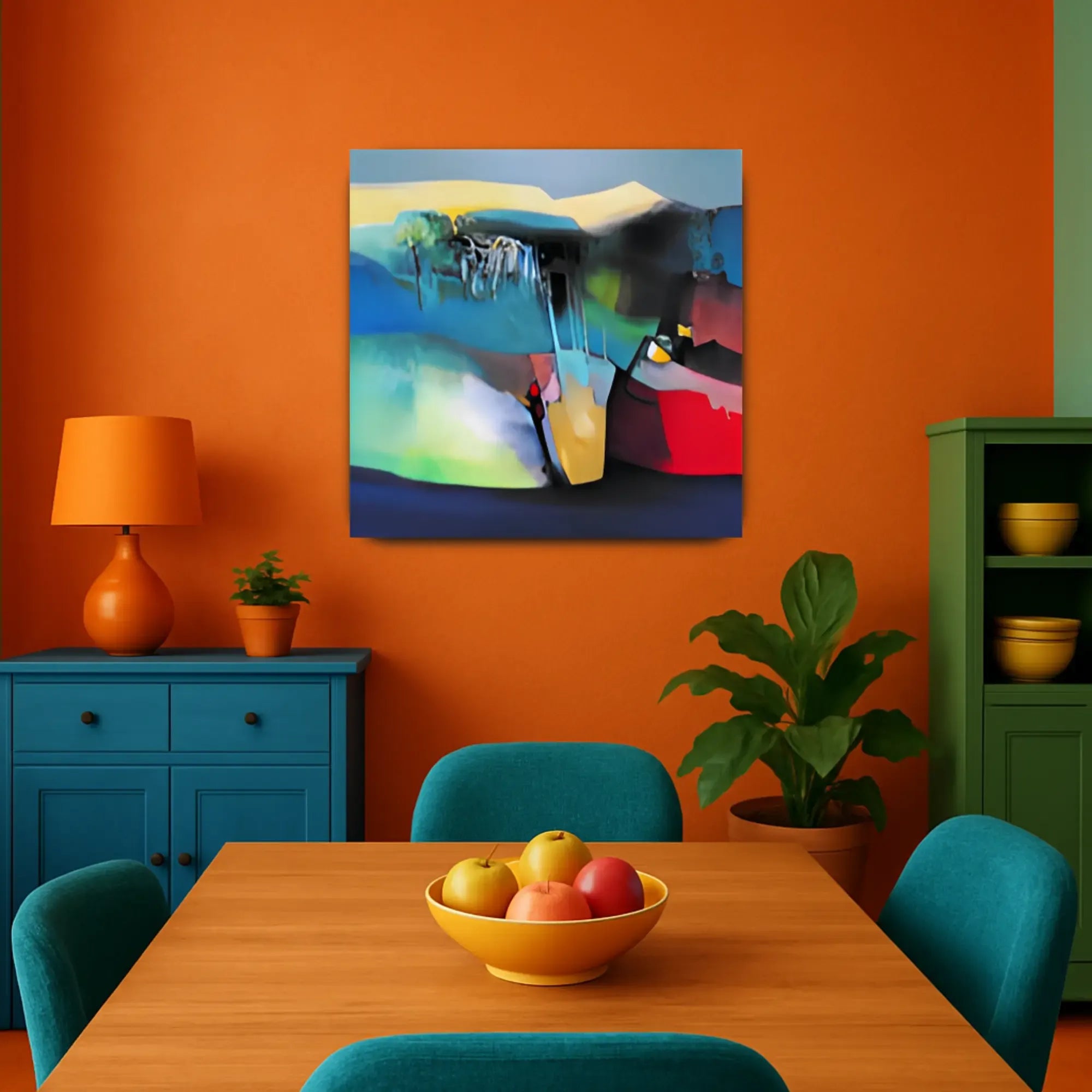 Großes Gemälde - Paisaje de Luces