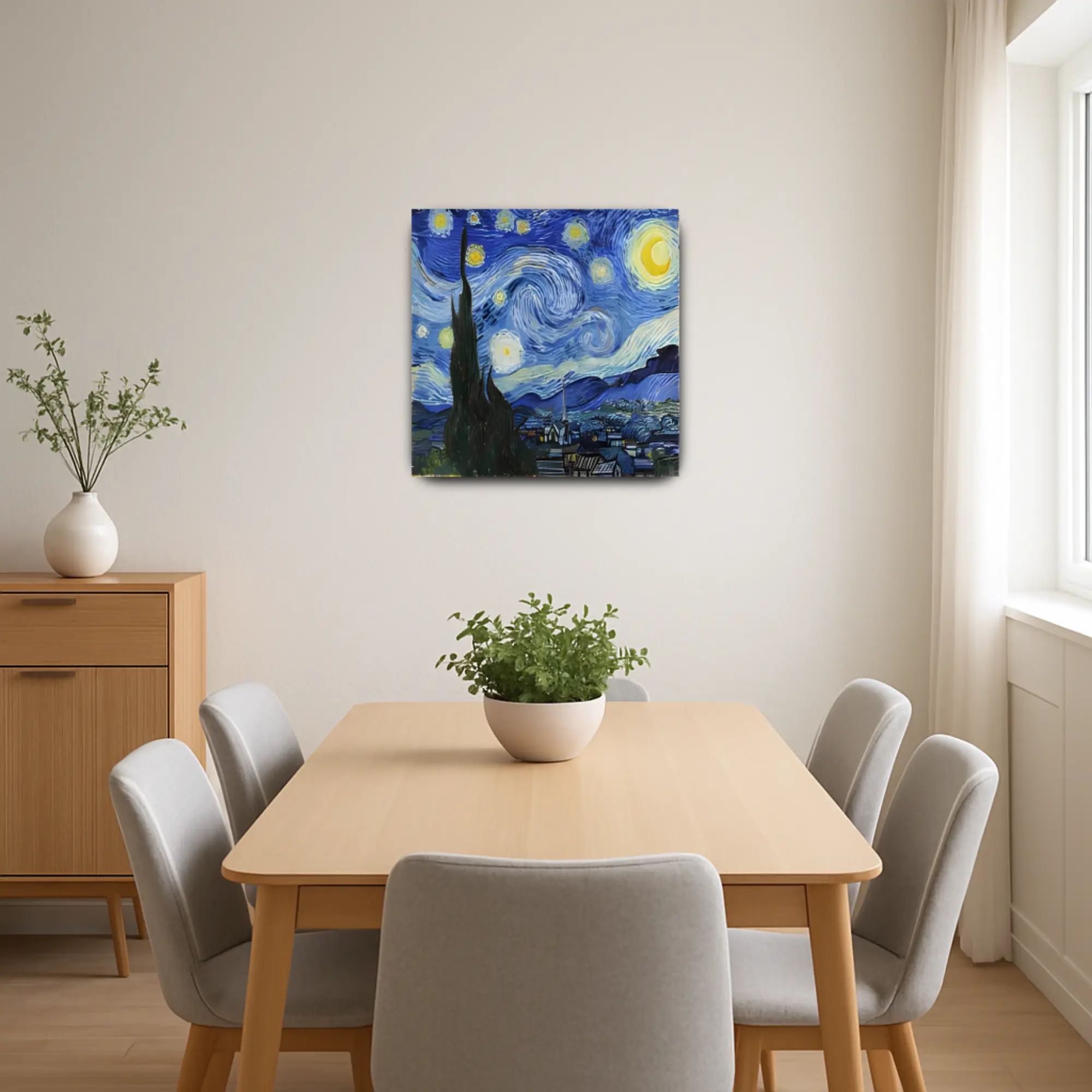 Großes Gemälde - Van Goghs Sternennacht, Reproduktion - Noche Estrellada Default Title