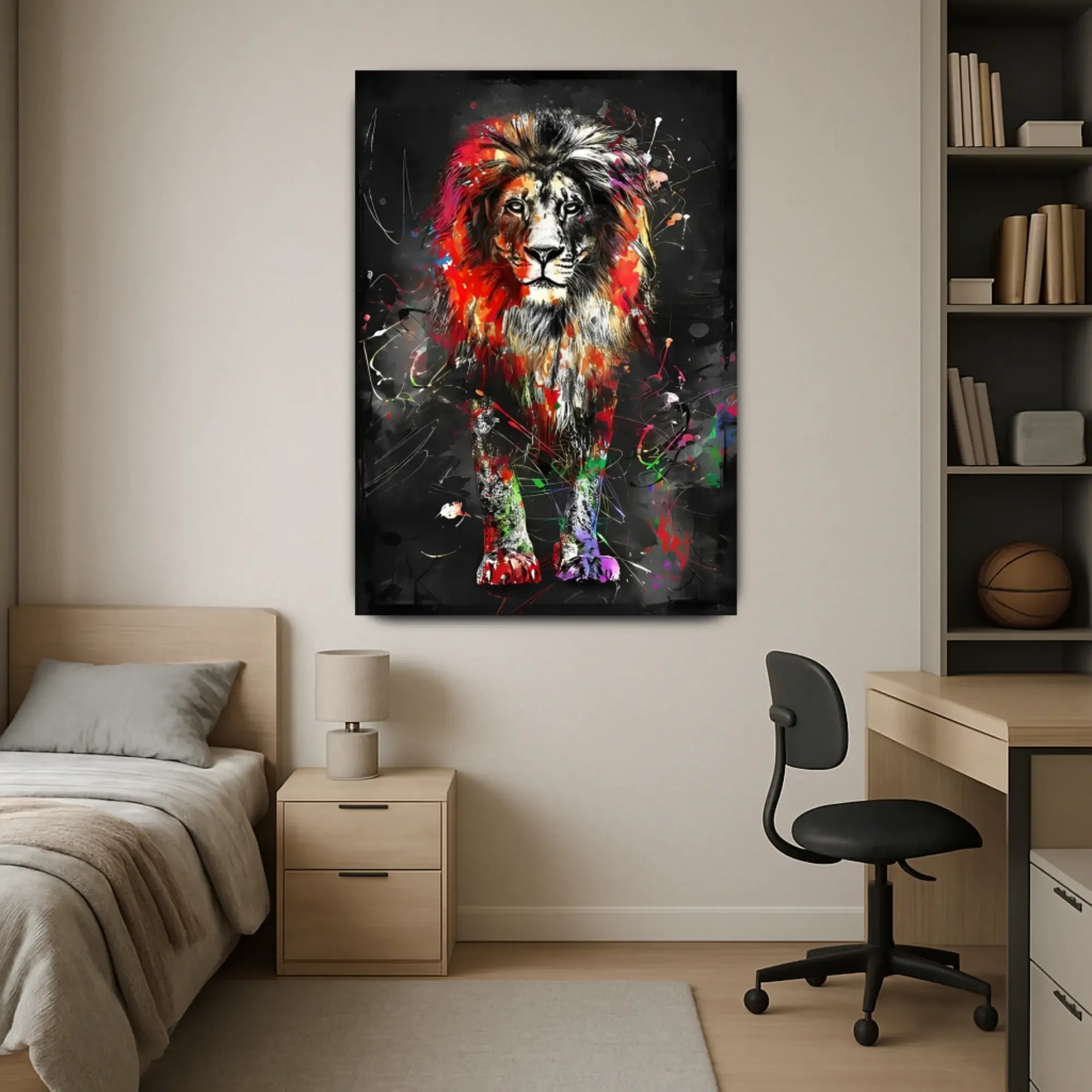 Großes Gemälde - Rey de Colores