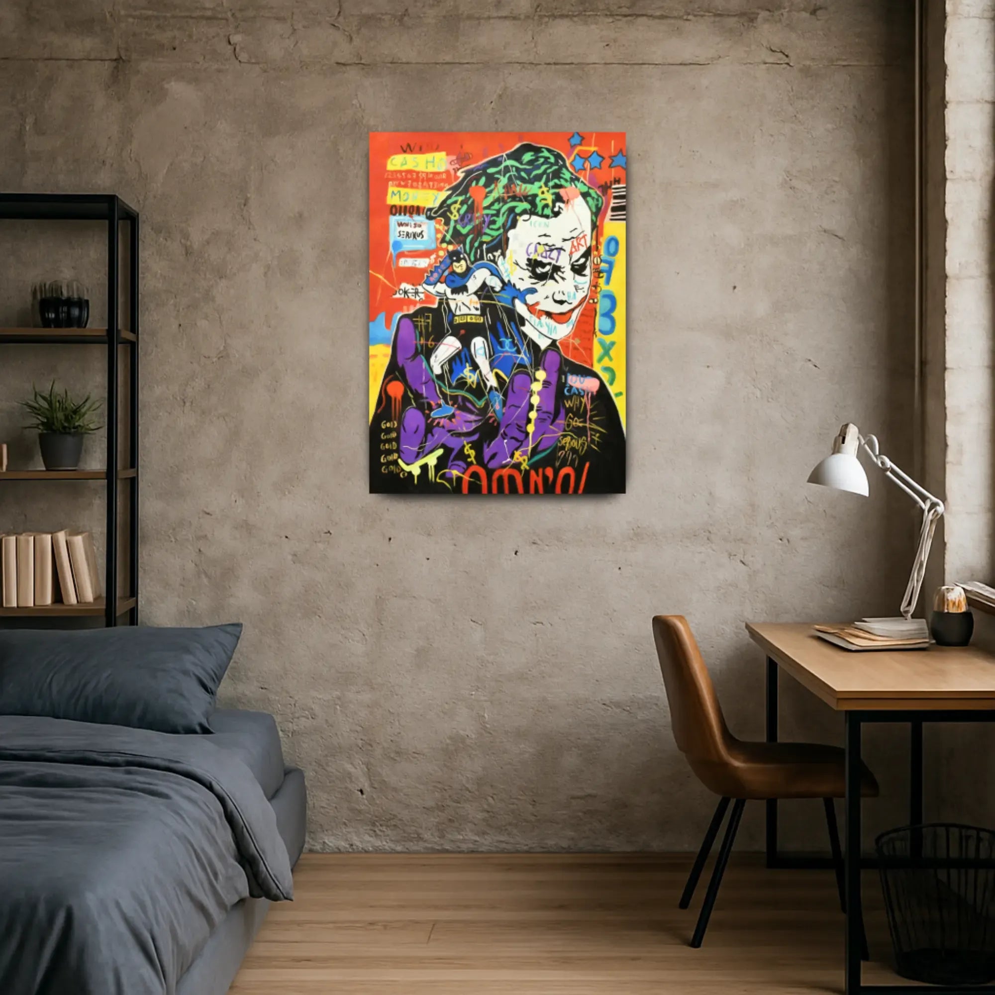 Großes Gemälde - Chaos & Joker