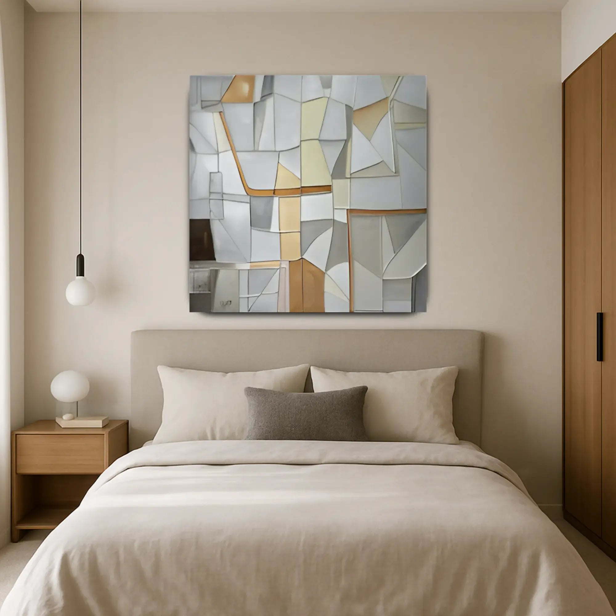 Großes Gemälde - Geometría de Serenidad