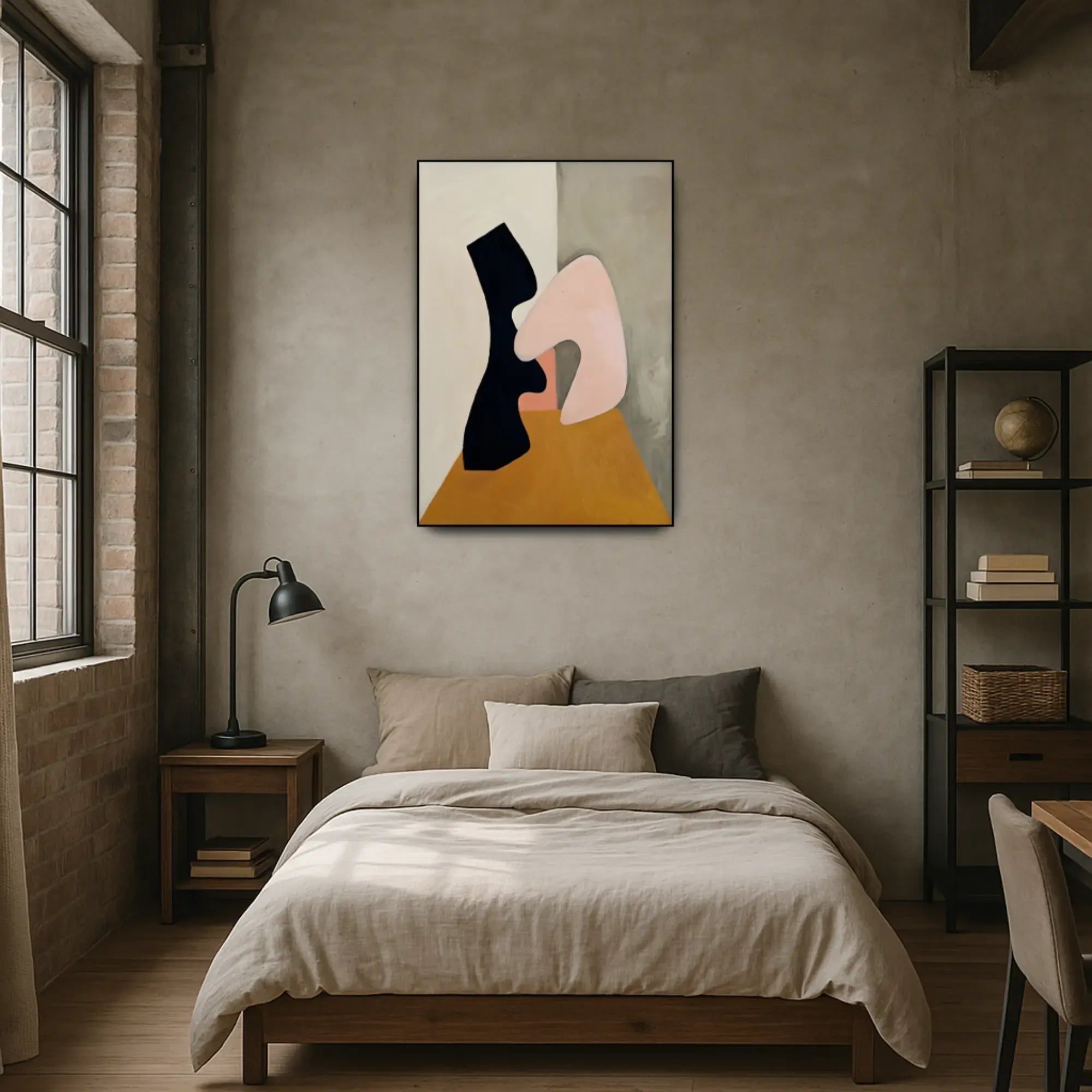 Großes Gemälde - Formas Silenciosas