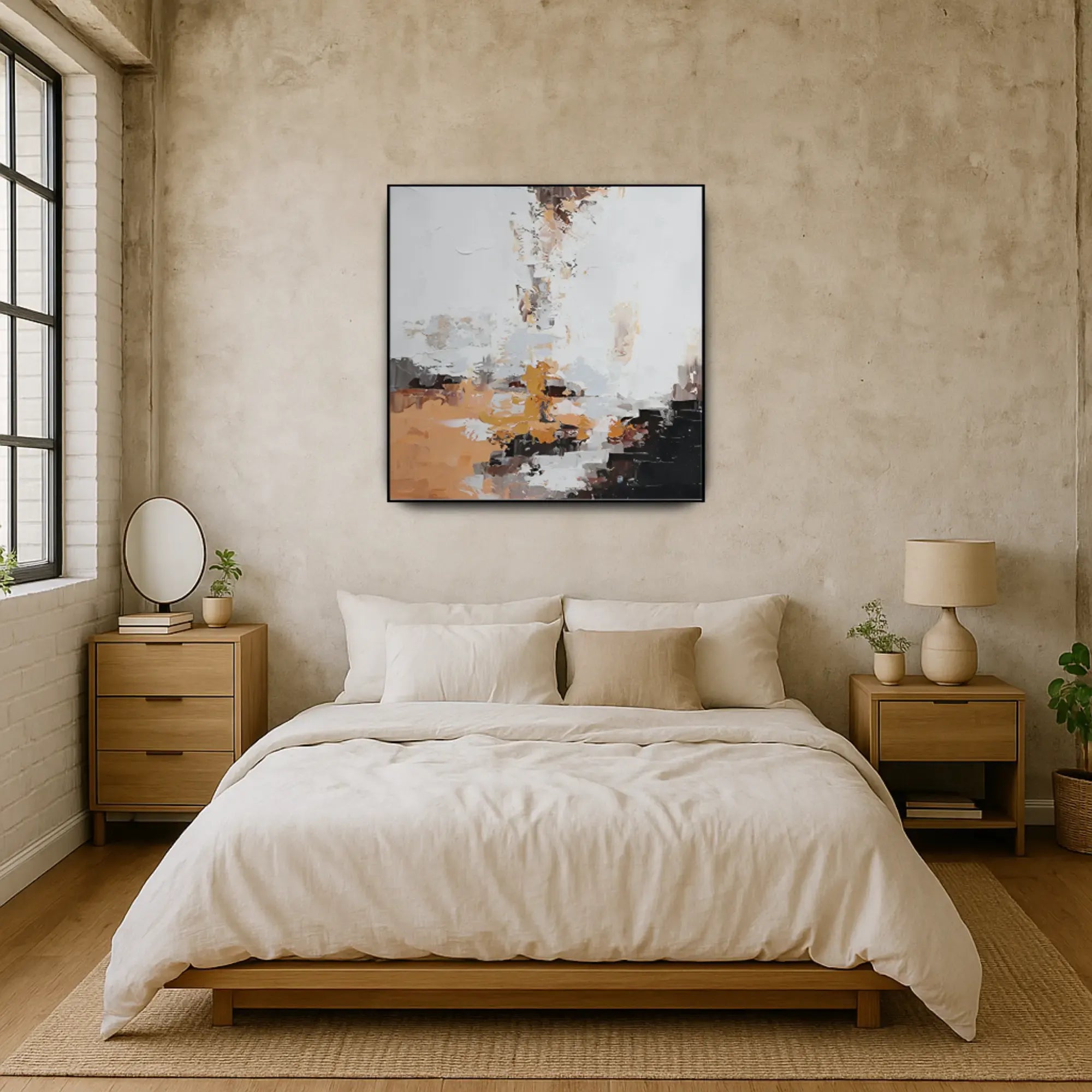 Großes Gemälde - Tranquillità Texturale