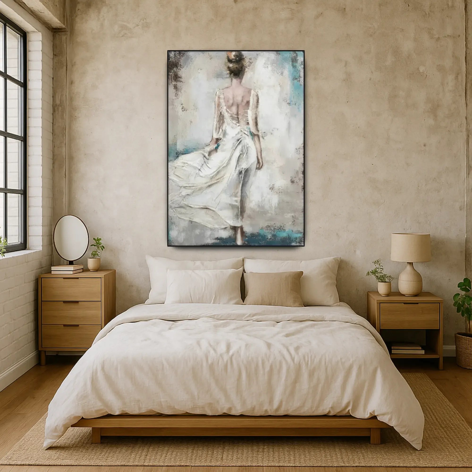 Großes Gemälde - Elegancia en Movimiento