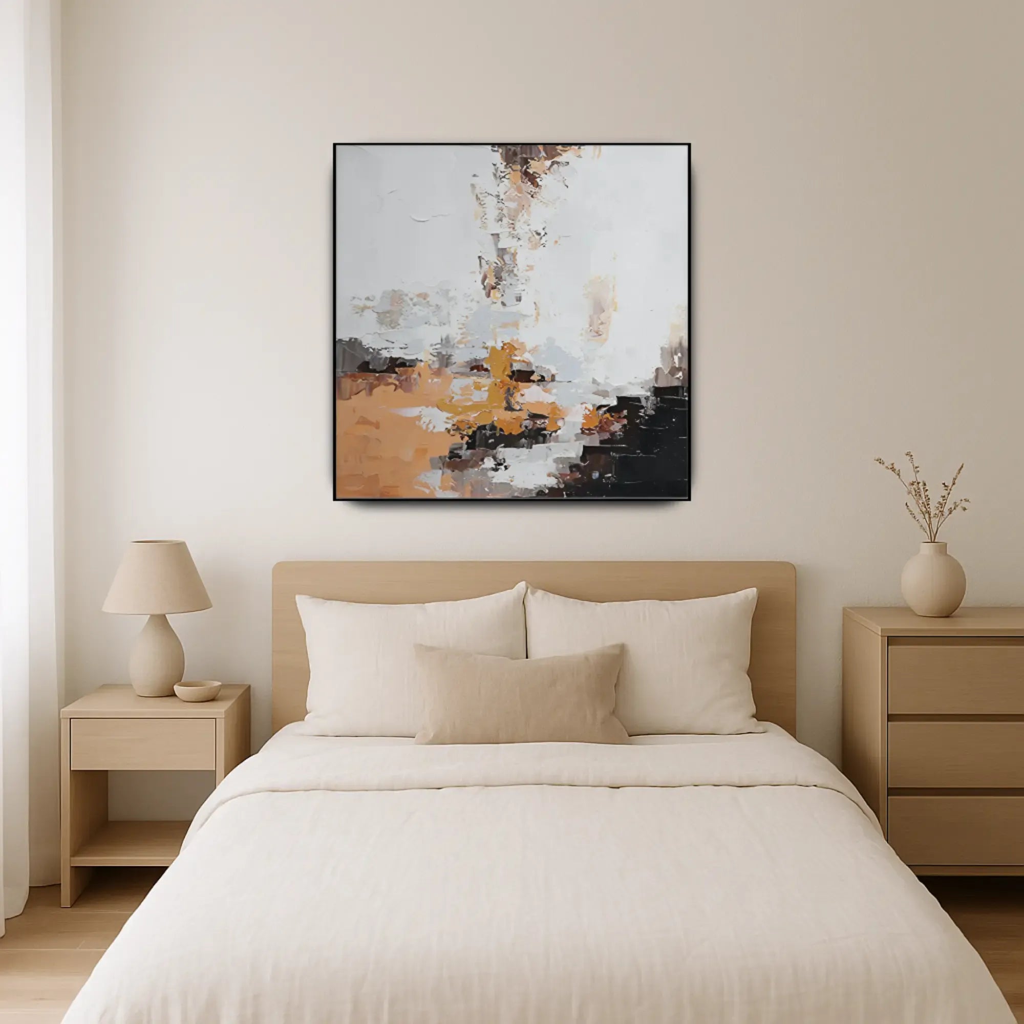 Großes Gemälde - Tranquillità Texturale