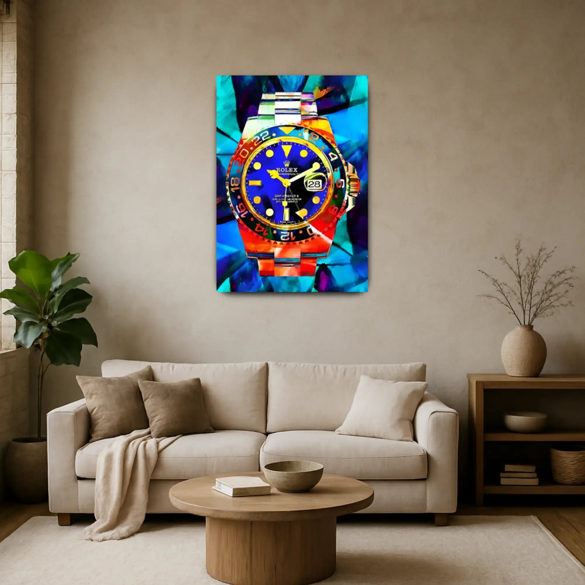 Großes Gemälde - Tiempo de Lujo