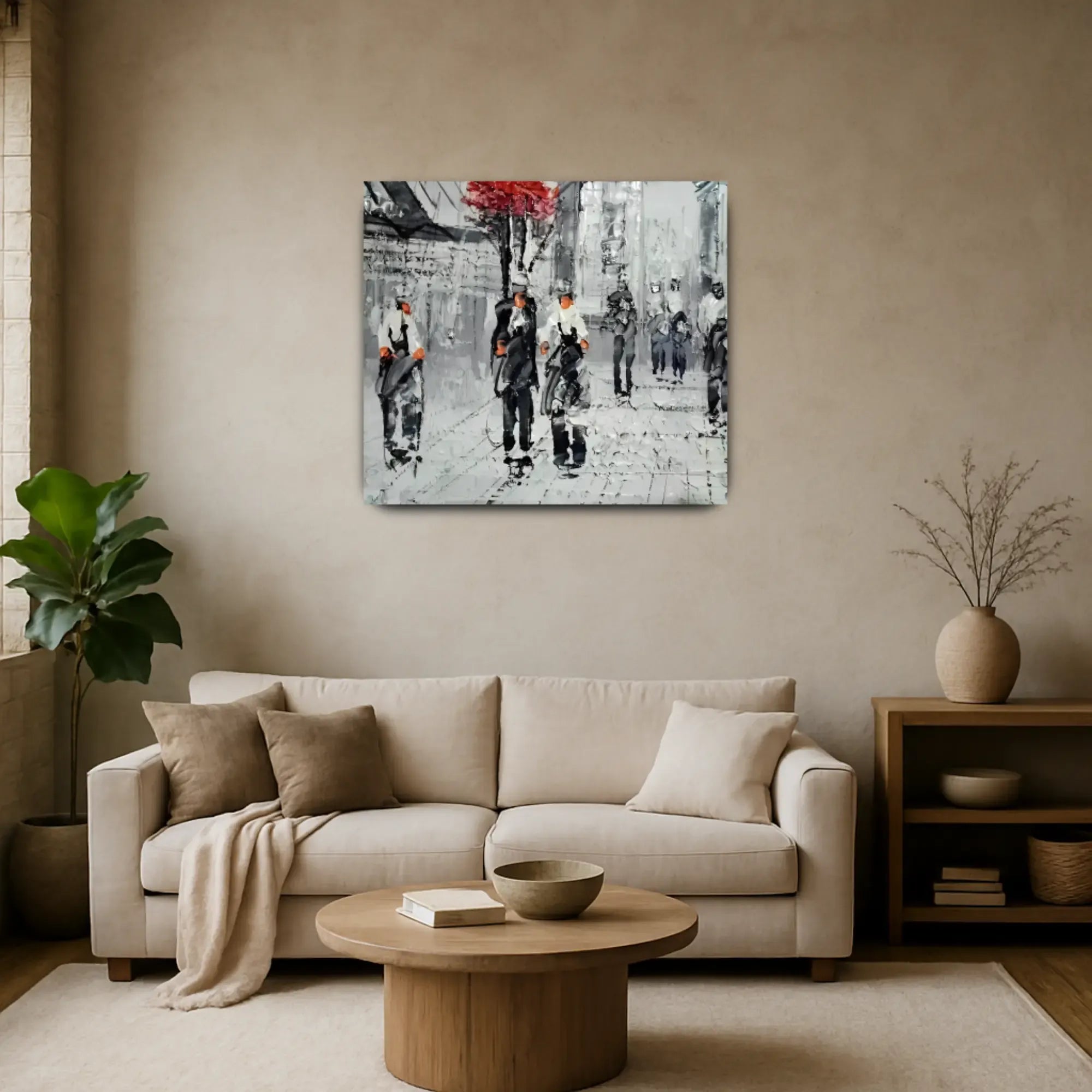 Großes Gemälde - Ciudad en Movimiento