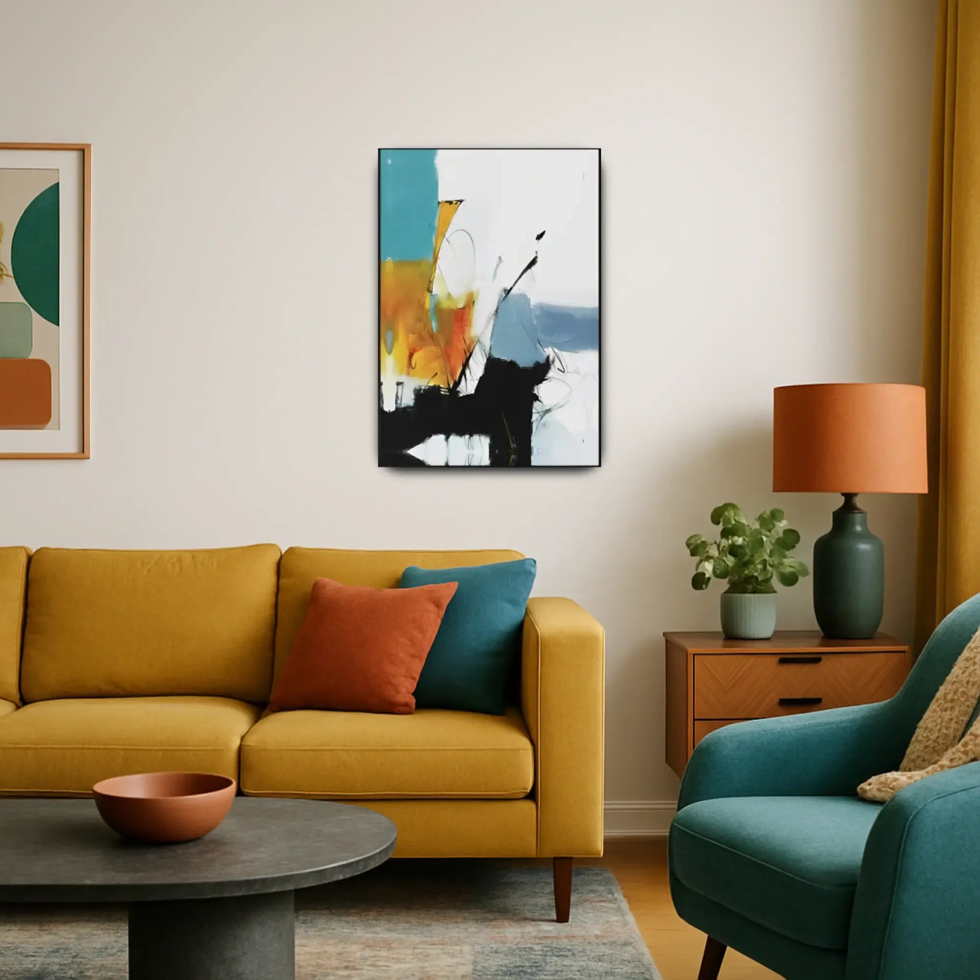 Großes Gemälde - Explosión de Color